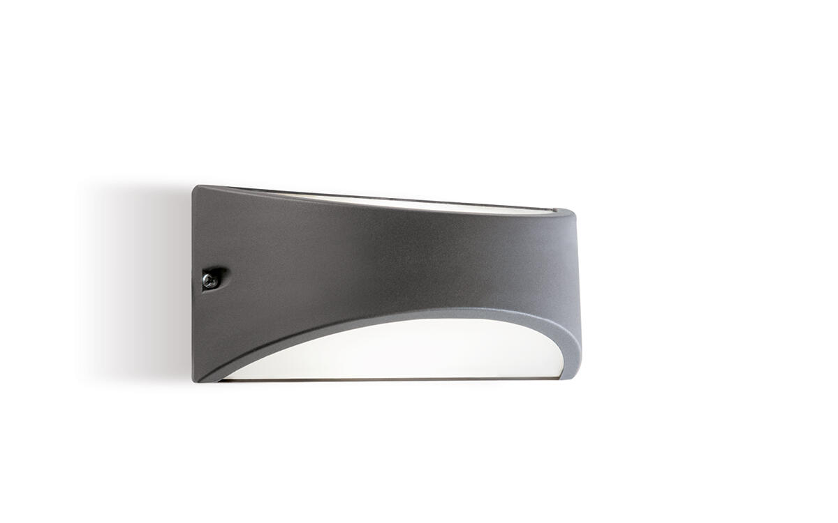 Applique LED moderno da esterno Lhasa grigio IP65, luce bianco naturale 1070 lumen, SOVIL - 4