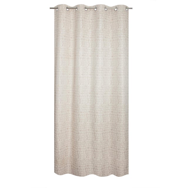 Cortinado ilhós Danji 140x280cm cru