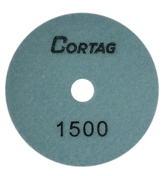 DISCO DIAM PULIR SECO Ø100MM GRANO 1500 CORTAG