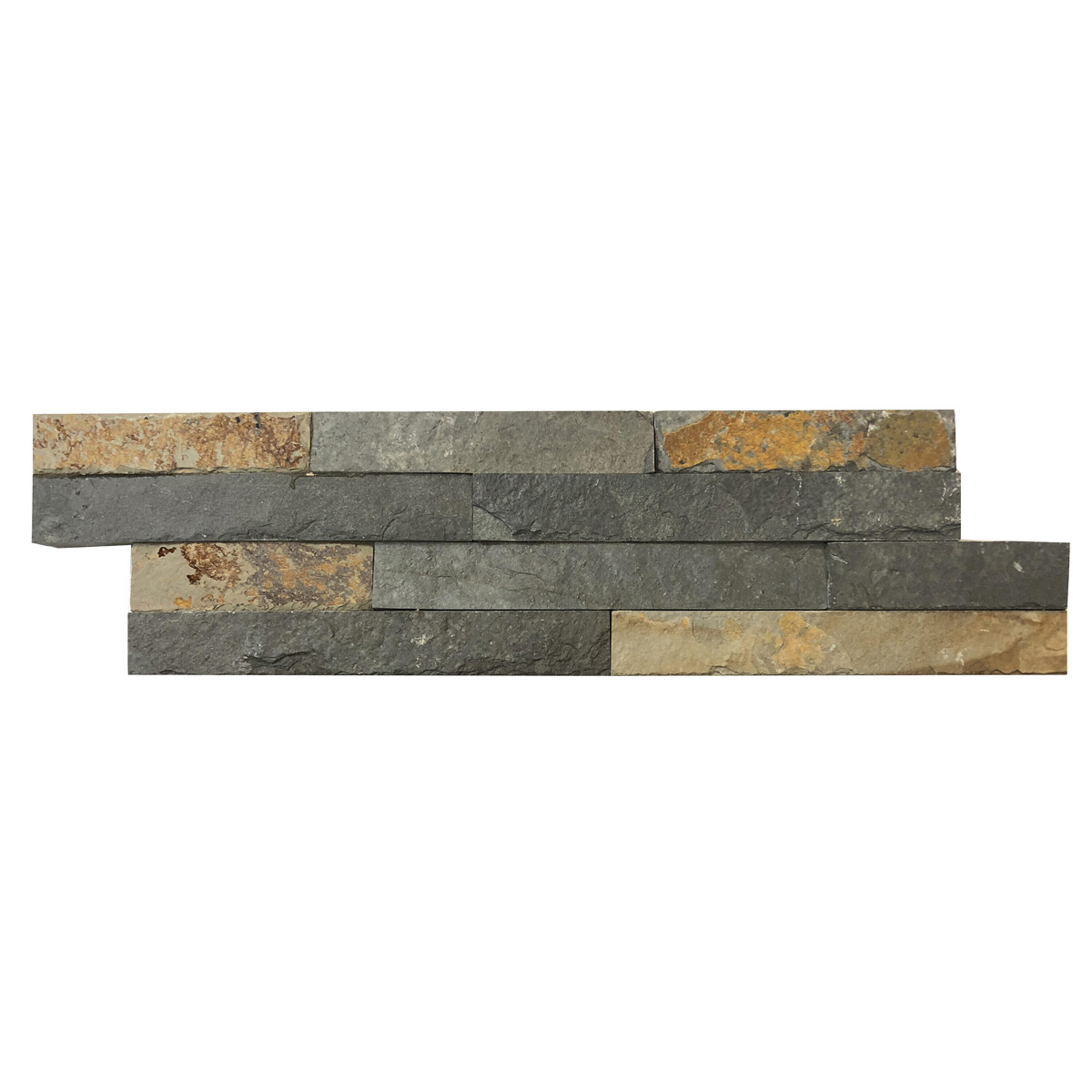 Rivestimento decorativo in pietra Toluca multicolore da interno / esterno 0.54 m² - 9
