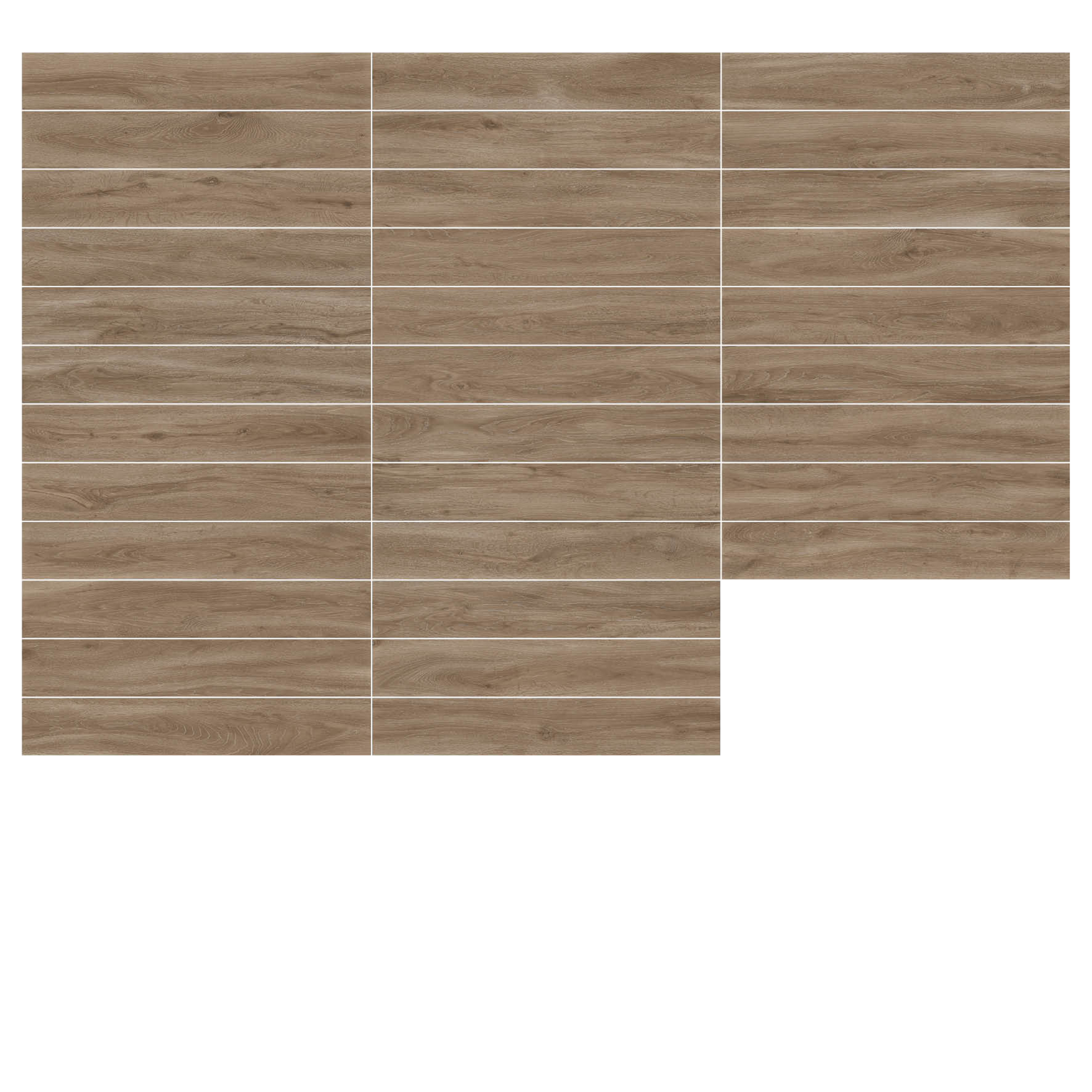 Carrelage sol extérieur effet bois marron Living l.20 x L.120 cm x Ep.9 mm ARTEN - 5