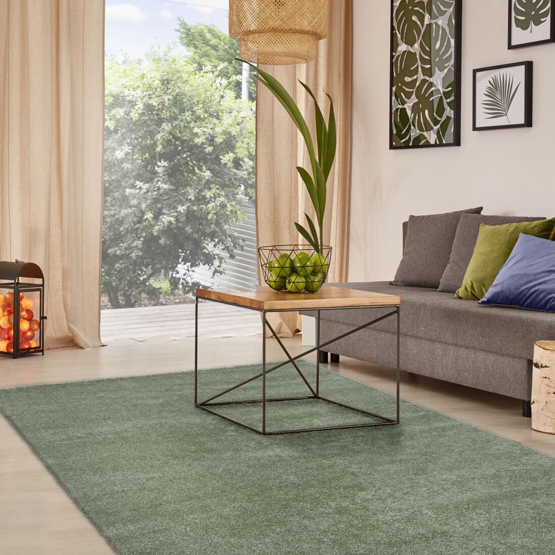 Tapete de interior lavável Almeria 160x230 cm 005 verde - 2