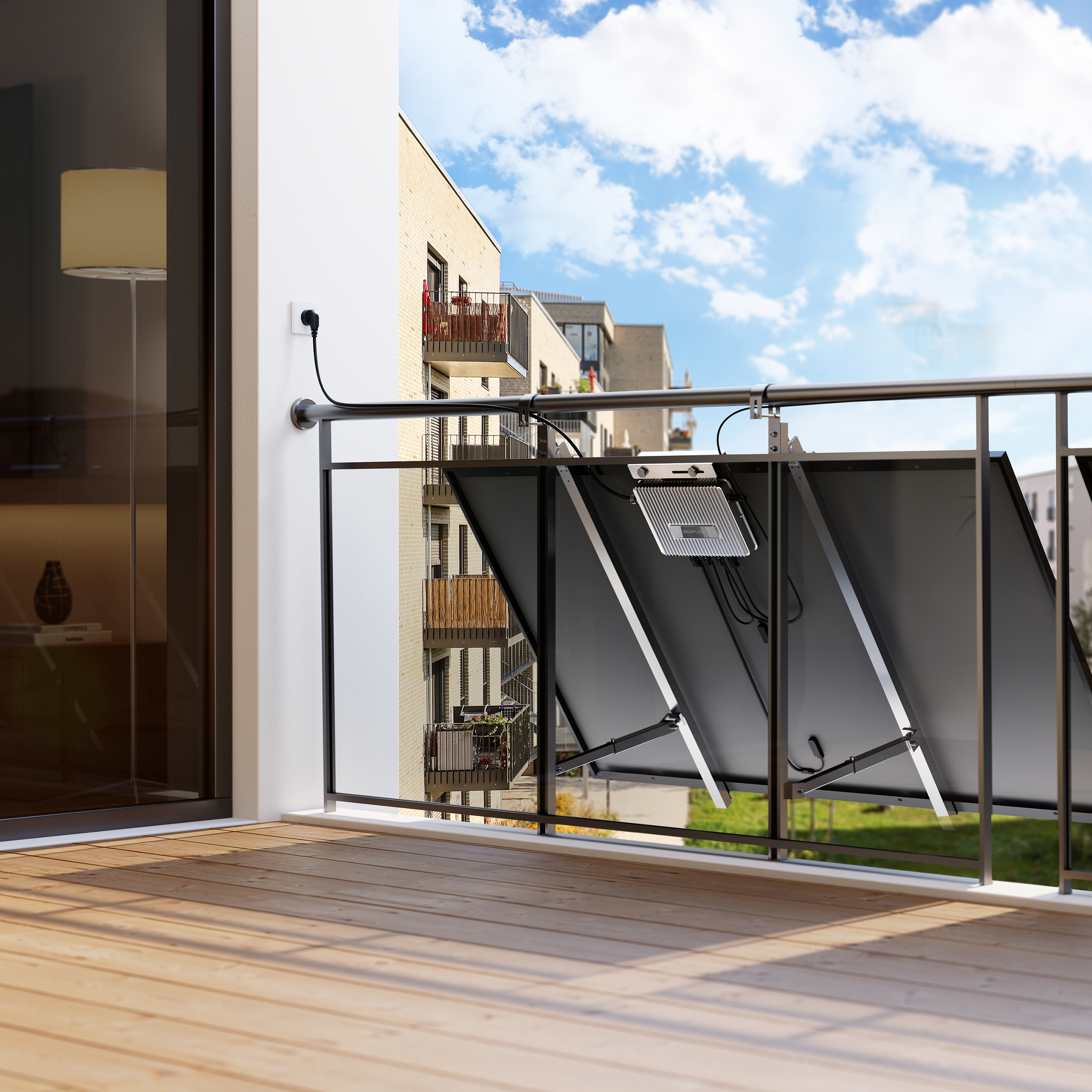 Zestaw fotowoltaiki na balkon Stream Easy Ecoflow - 4