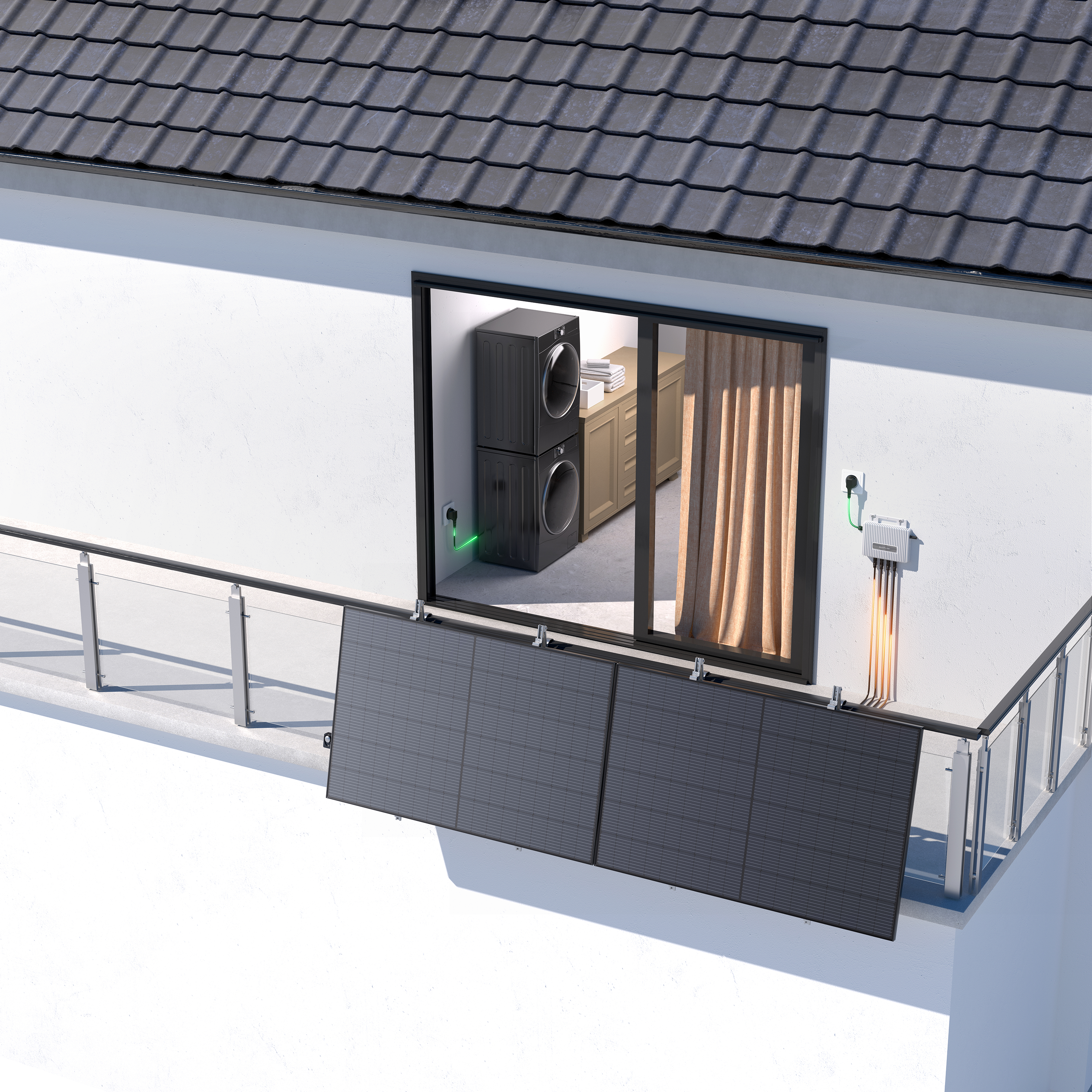 Zestaw fotowoltaiki na balkon Stream Easy Ecoflow - 3