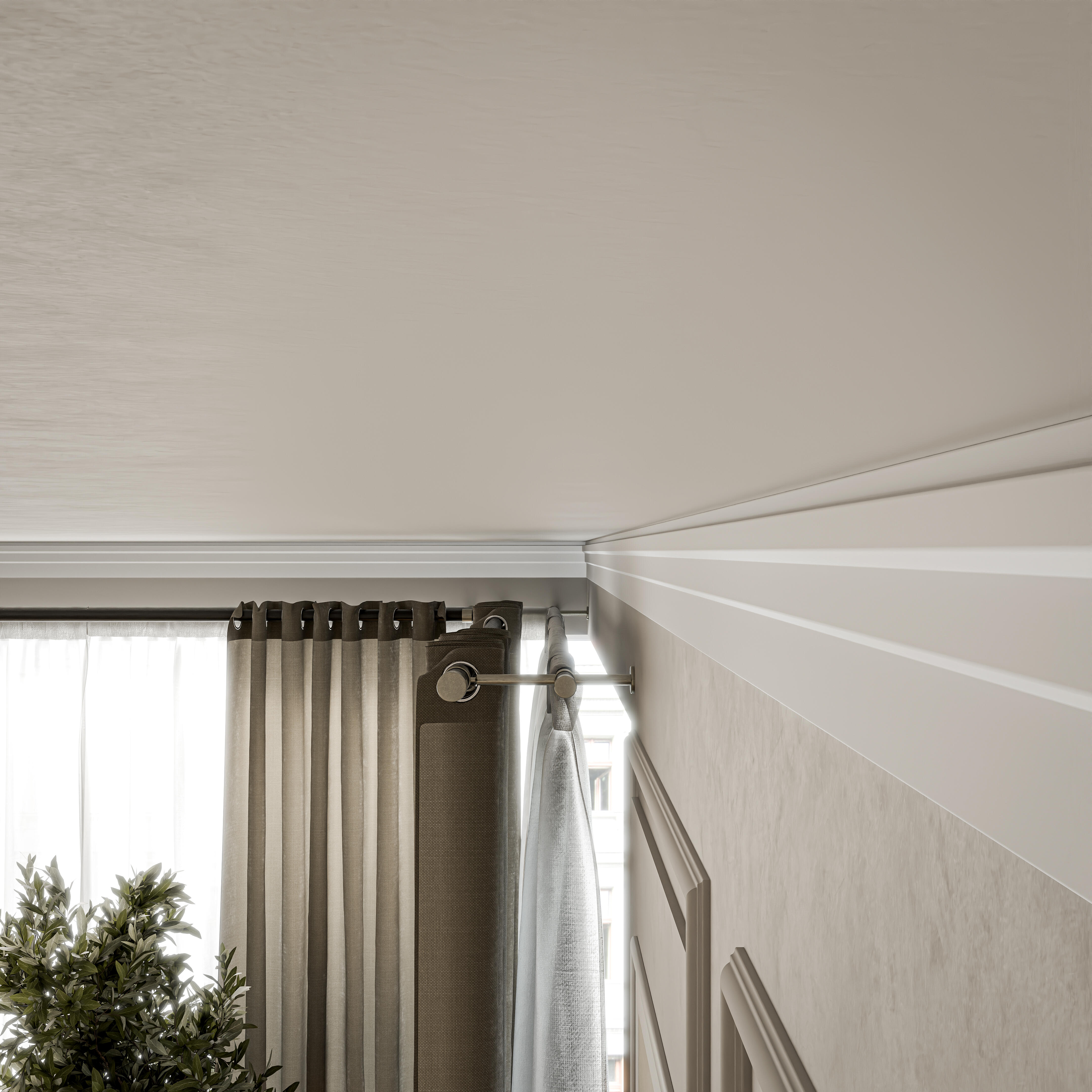 ListwaprzysufitowaDL85zpolistyrenu6x200cmDMS