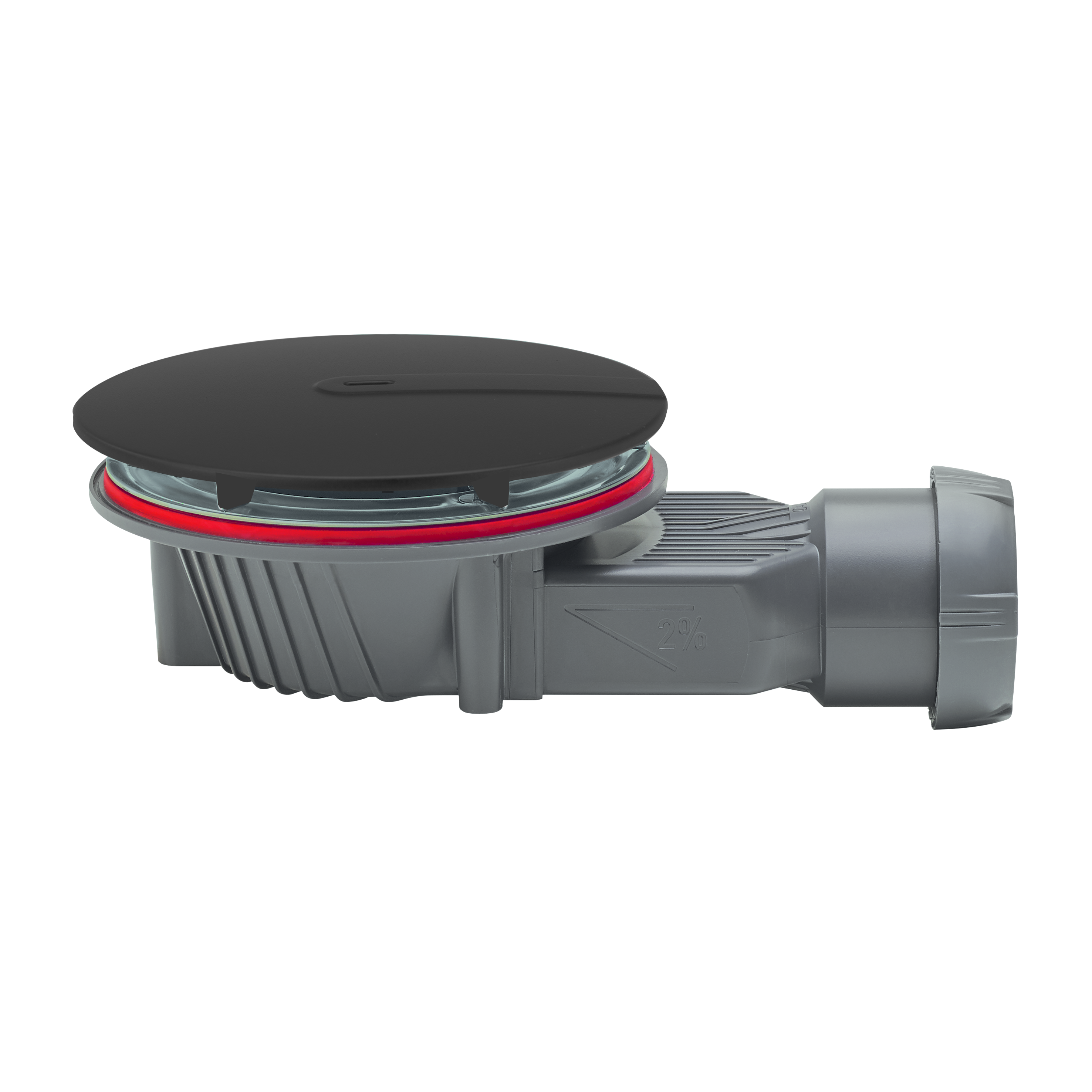 Syfon brodzika 90 mm czarny WIRQUIN - 5