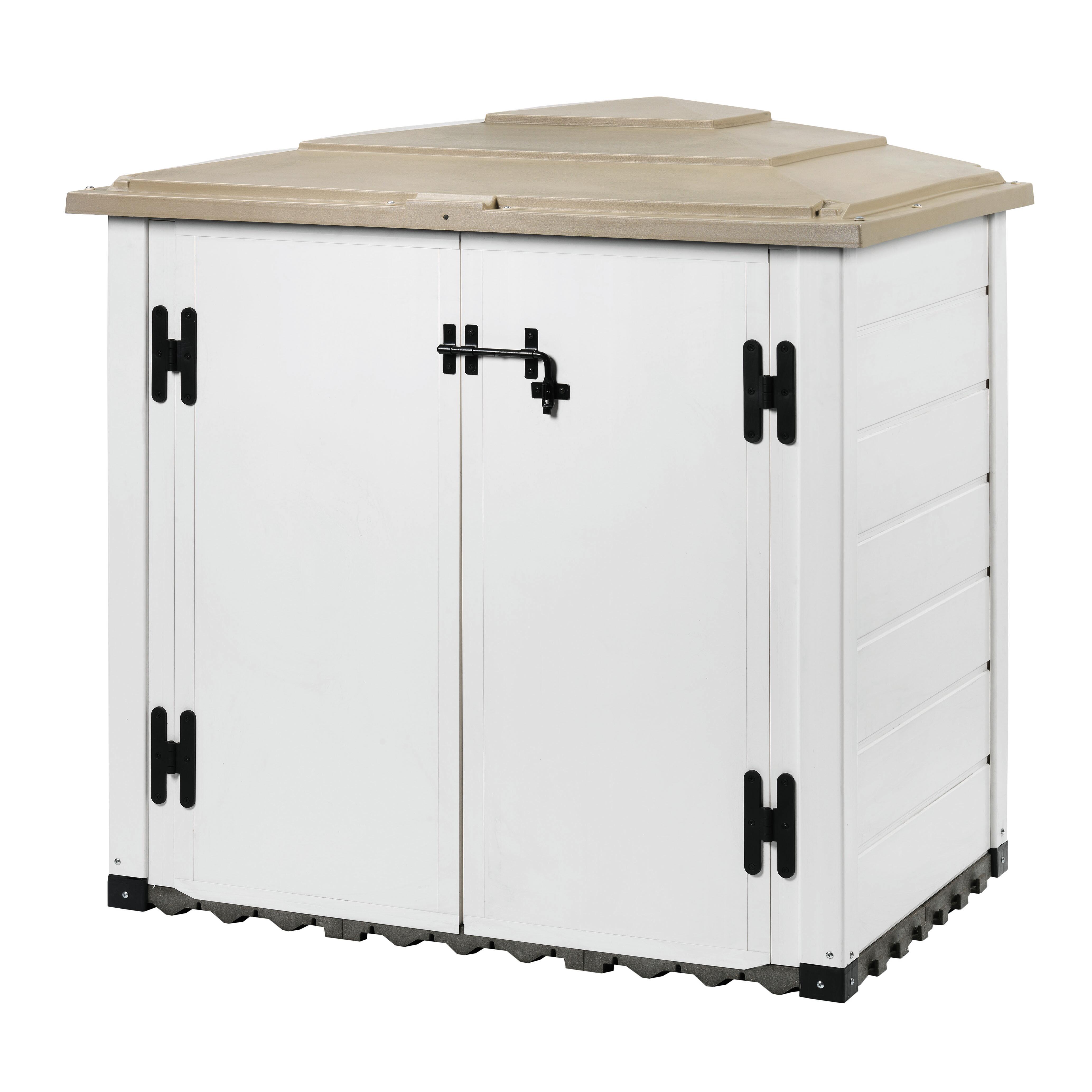 Box portattrezzi in resina GAROFALO Tuscany L 131 x P 88 x H 133 cm - 5