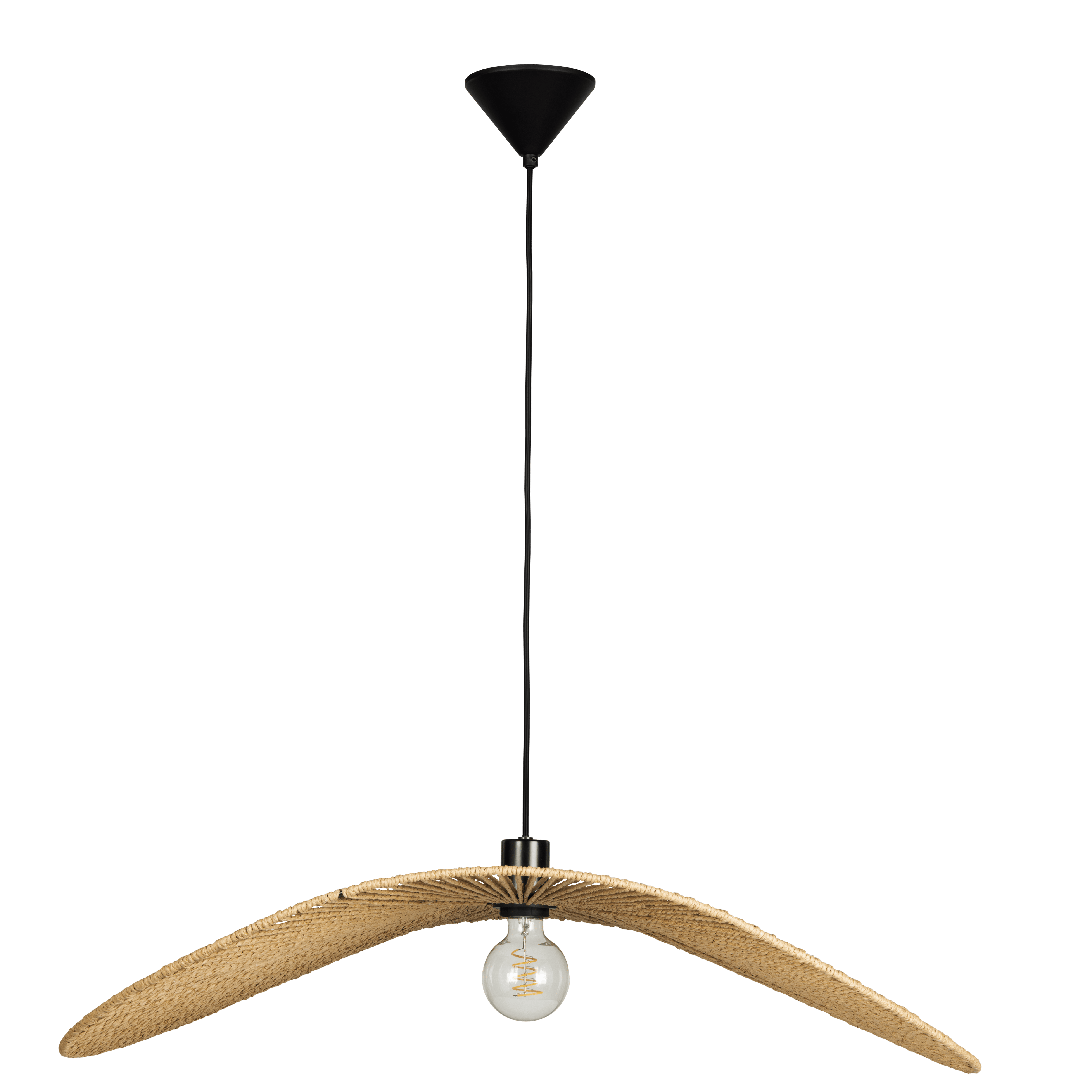 Suspensão leve sem fonte de luz E27 IP20 800MM aço bege SIRUELA - 2