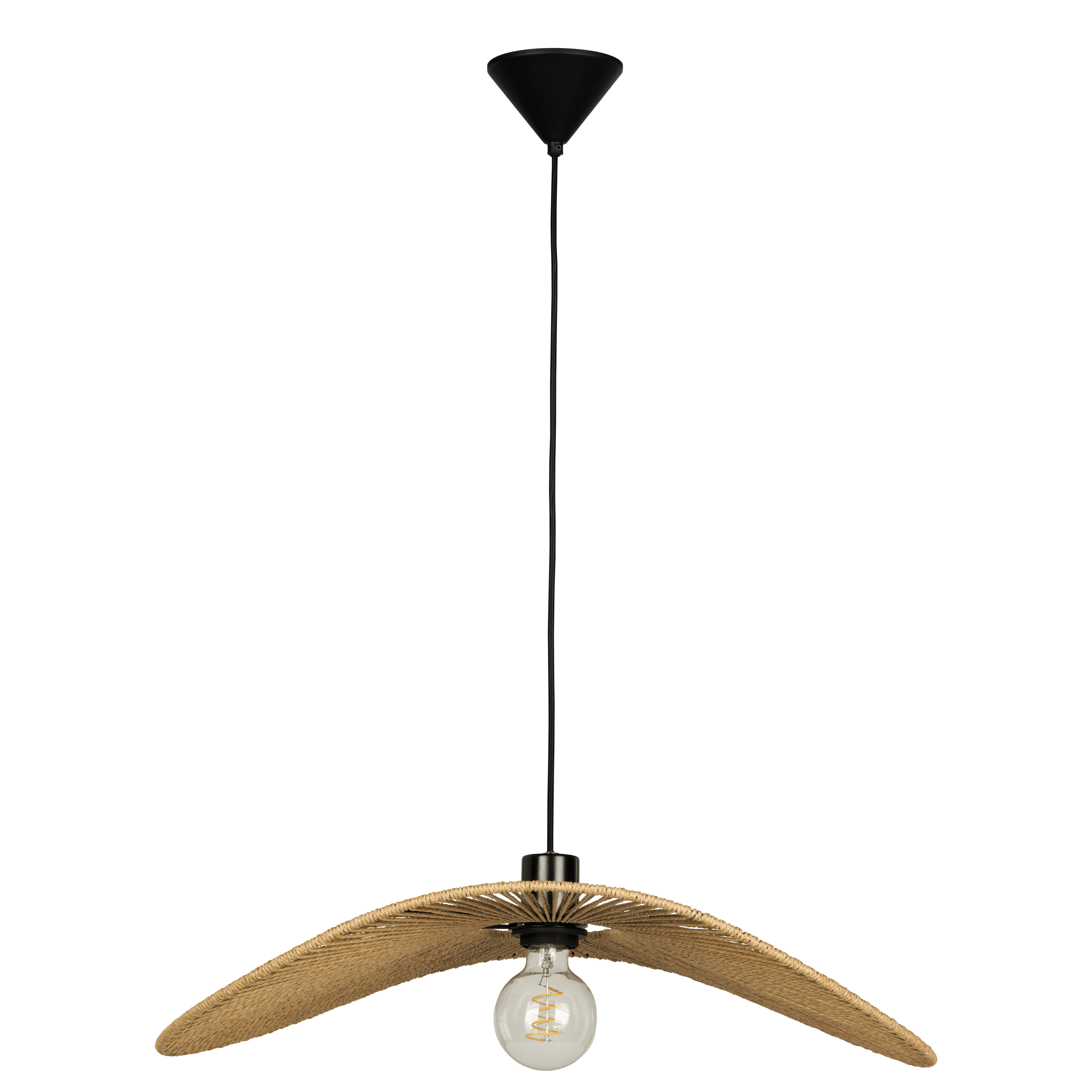 Suspensão leve sem fonte de luz E27 IP20 560MM aço bege SIRUELA - 2