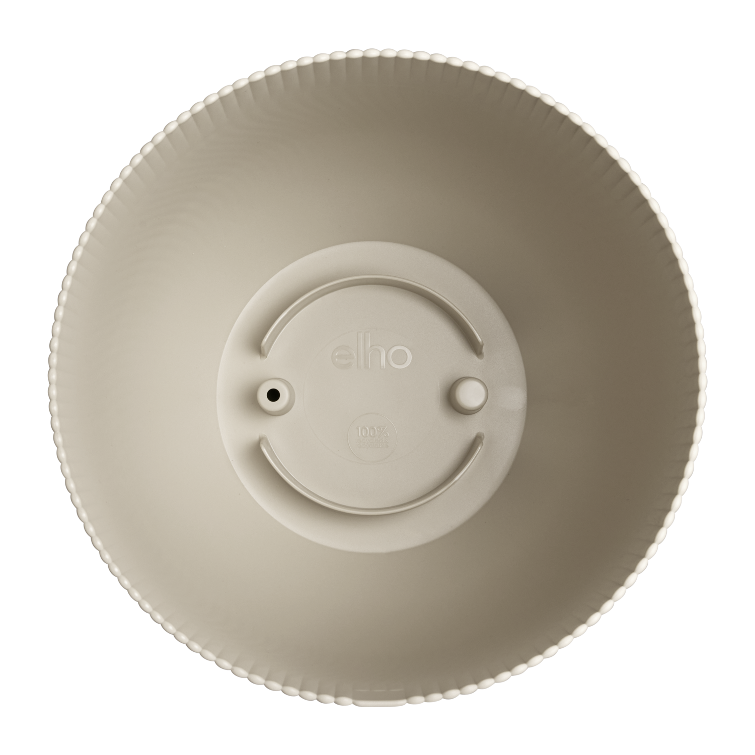 Cache-pot polypropylène ELHO 3202503045700 Diam.30 L.30 x l.29.5 x H.25.3 cm bei - 2