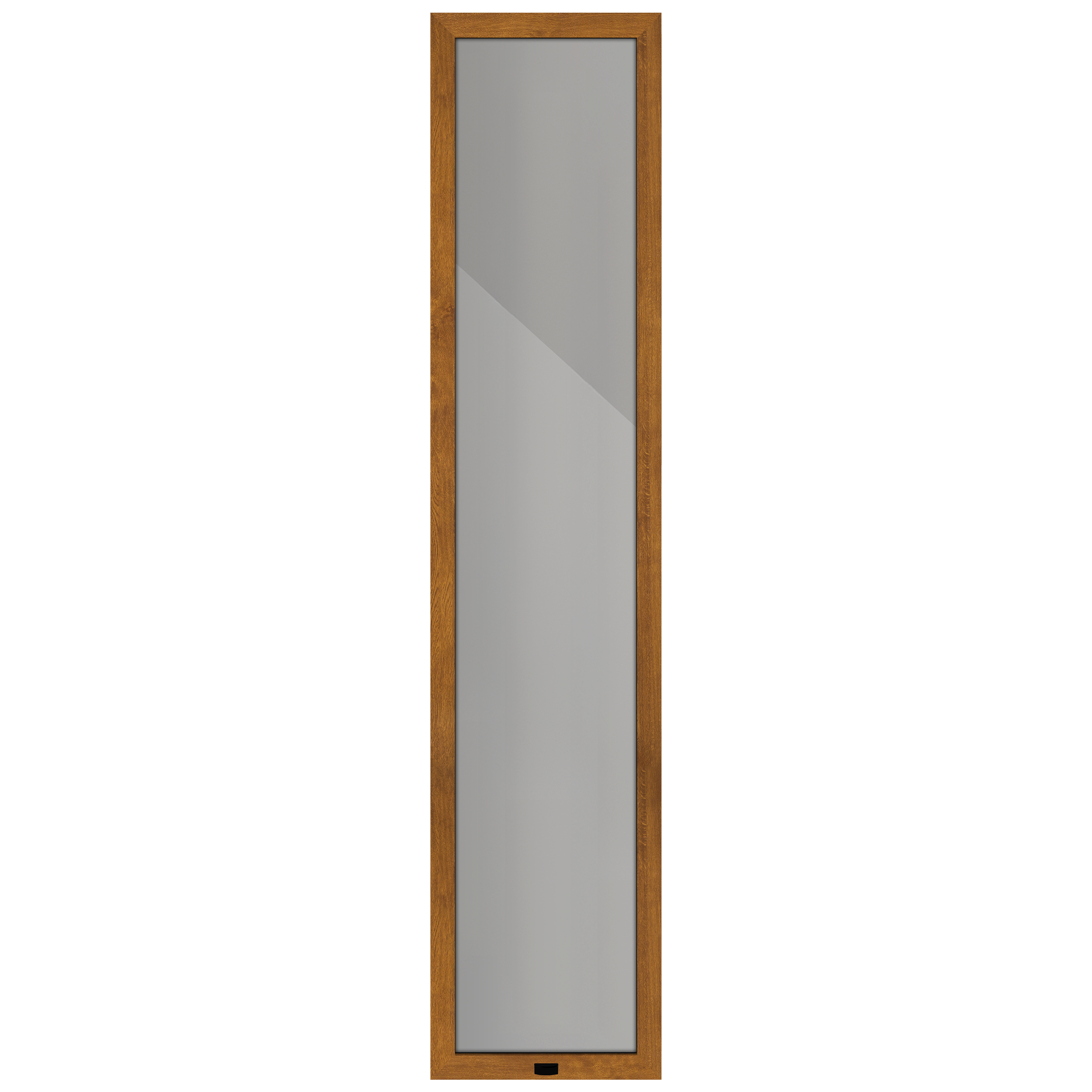 Doświetle z szybą lustro do drzwi zewnętrznych 450 mm Stopsol Thor, Titanium, Ultron, Thunder, Setria i Triton Złoty dąb Wiśniowski