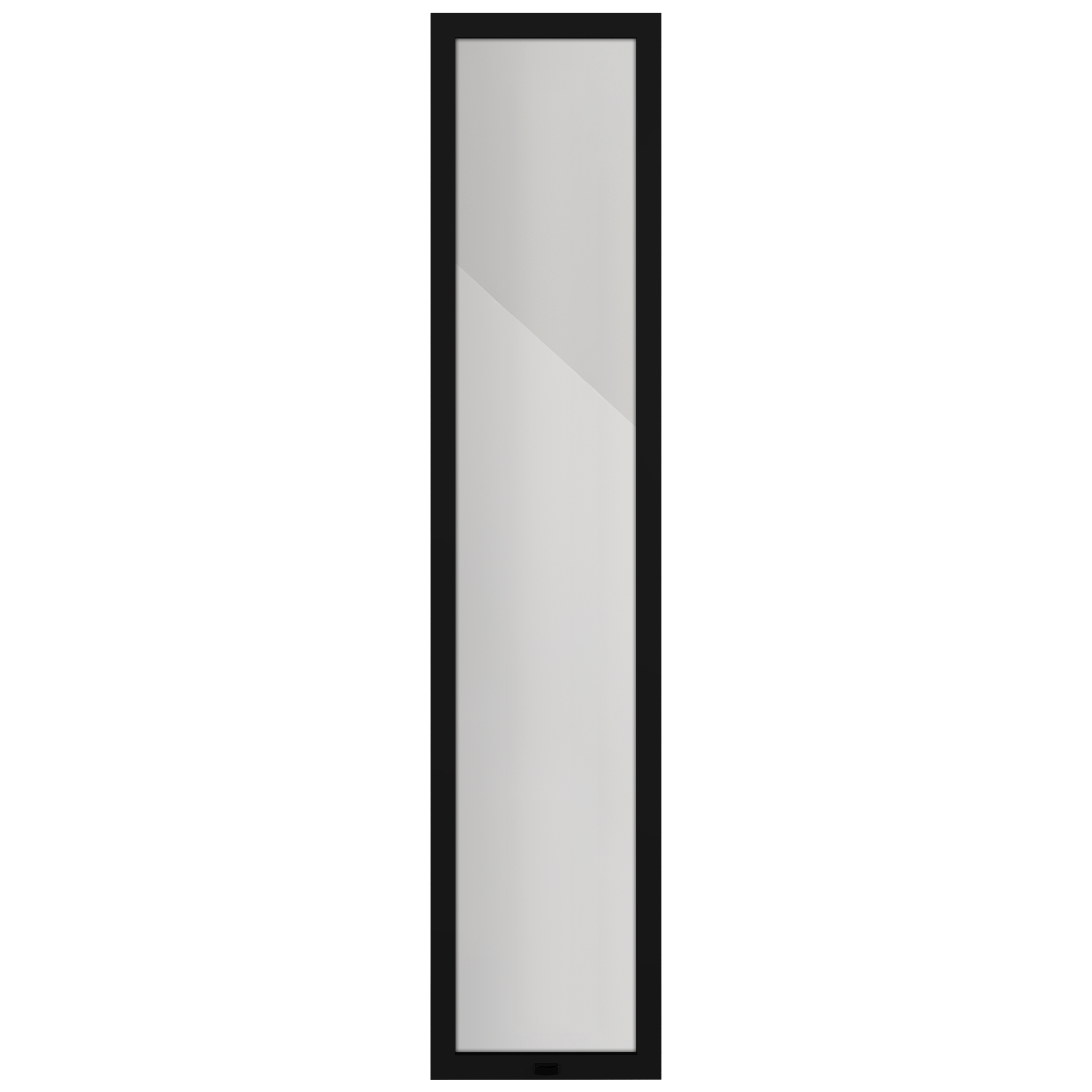 Doświetle z szybą lustro do drzwi zewnętrznych 450 mm szyba lustro Thor, Titanium, Ultron, Thunder Setria i Triton modern black Wiśniowski