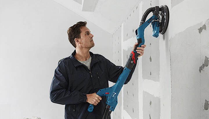 Lixadora de parede 550 w 225 mm Bosch Professional GTR 55-225 - 9