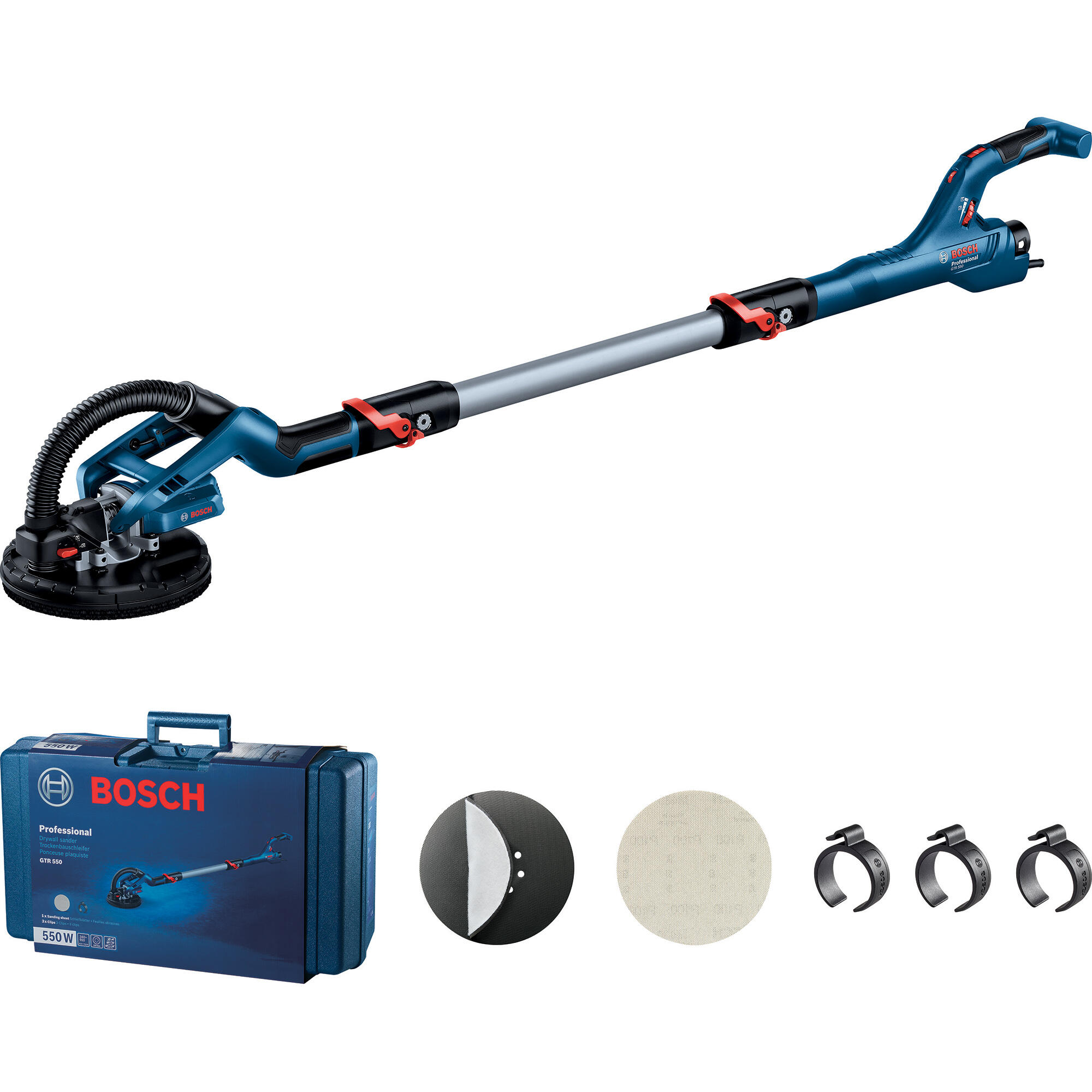 Ponceuse girafe plaque de plâtre filaire BOSCH PROFESSIONAL GTR 55-225, 550 W - 2