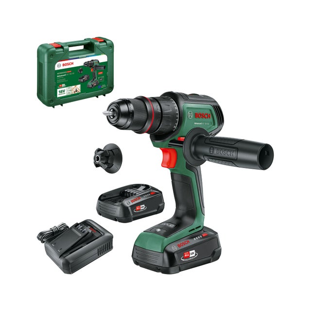 Perceuse sans fil 18 V BOSCH AdvancedDrill, 80 Nm + 2 batteries 2.5 Ah