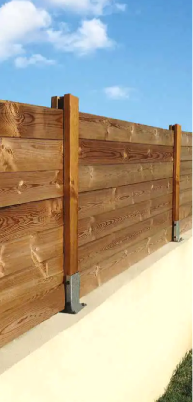 LAME CLOTURE VENI CL3 MARRON 27X135X1920