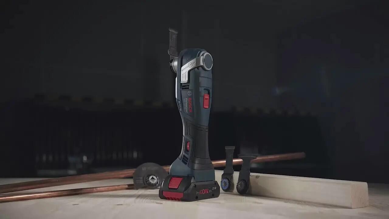 Outil multifonction BOSCH PROFESSIONAL GOP 18V-34, sans batterie + accessoires - 6