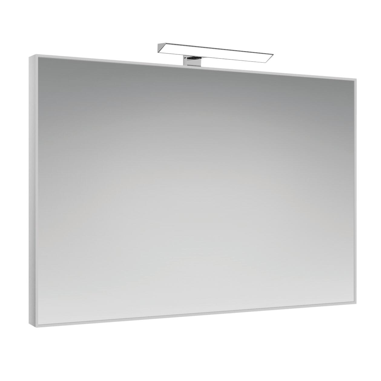 Specchio con illuminazione integrata rettangolare Frame L 70 x H 90 x P 2.5 cm - 2