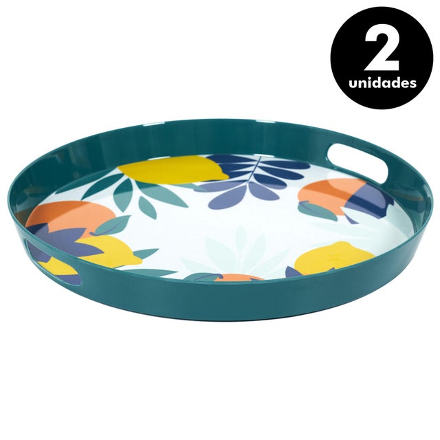 Pack de 2 bandejas Río de 38 cm de diámetro