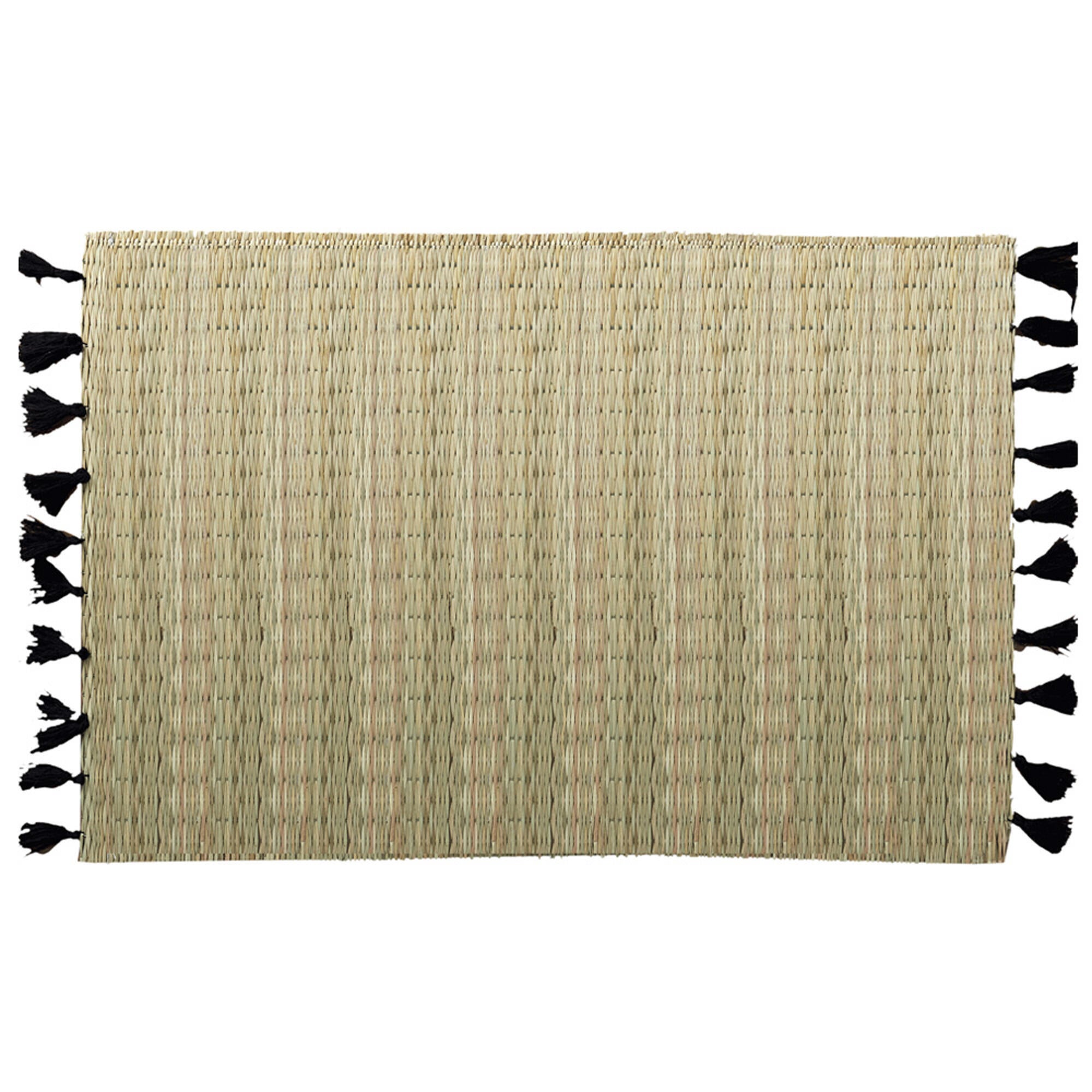 Pack de 6 manteles individuales rectangulares con flecos 45x30 cm - 2