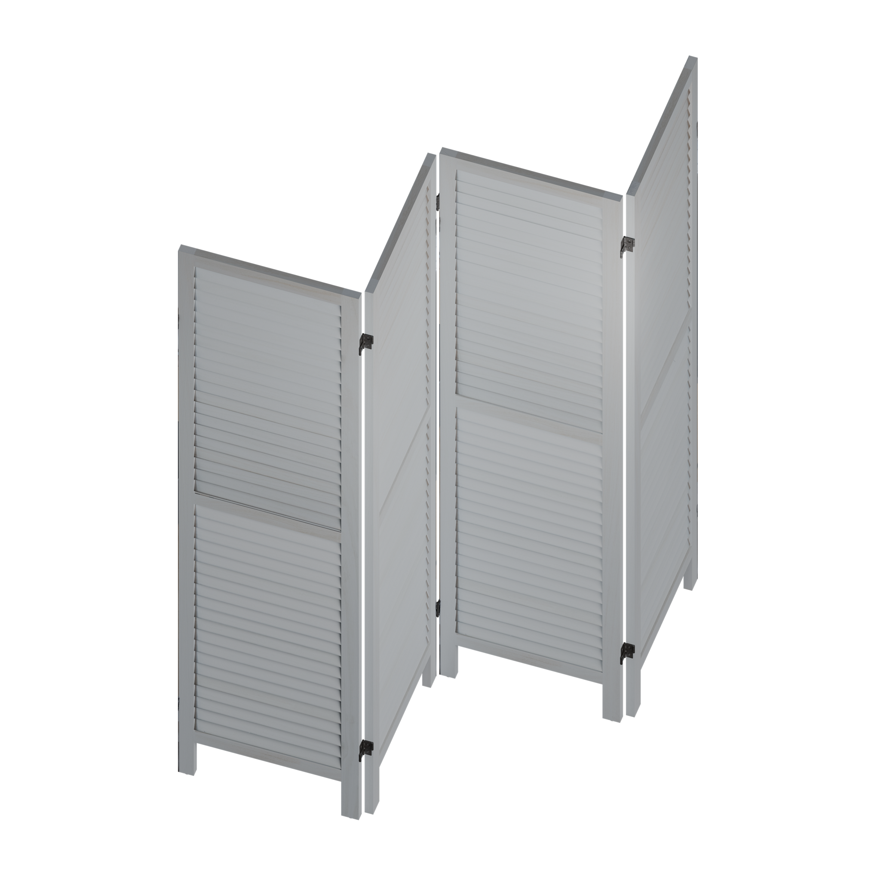 Parawan Majka biały 160x170 cm 4 panele - 5