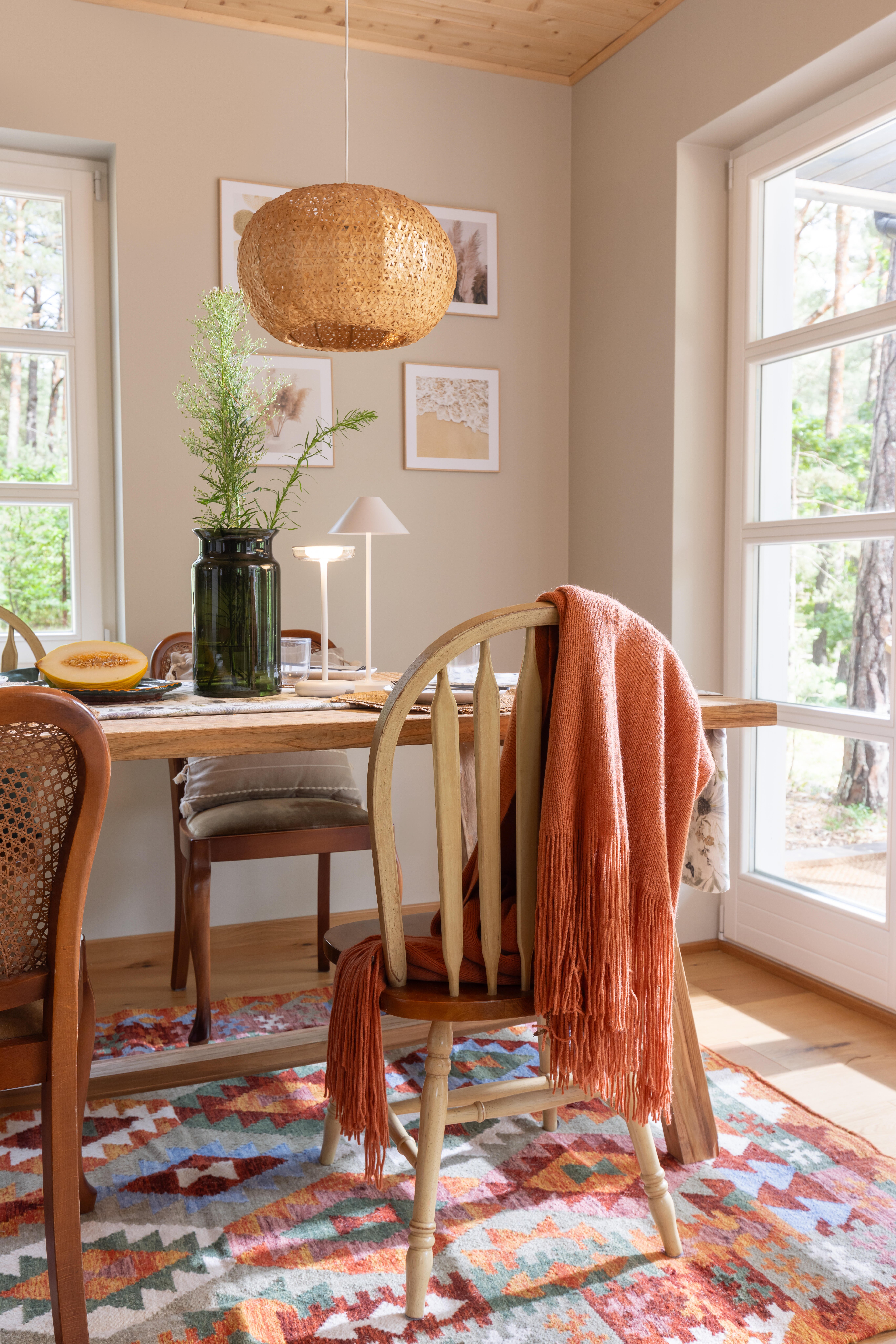 Lampa wisząca Hana bambus E27 Inspire - 3