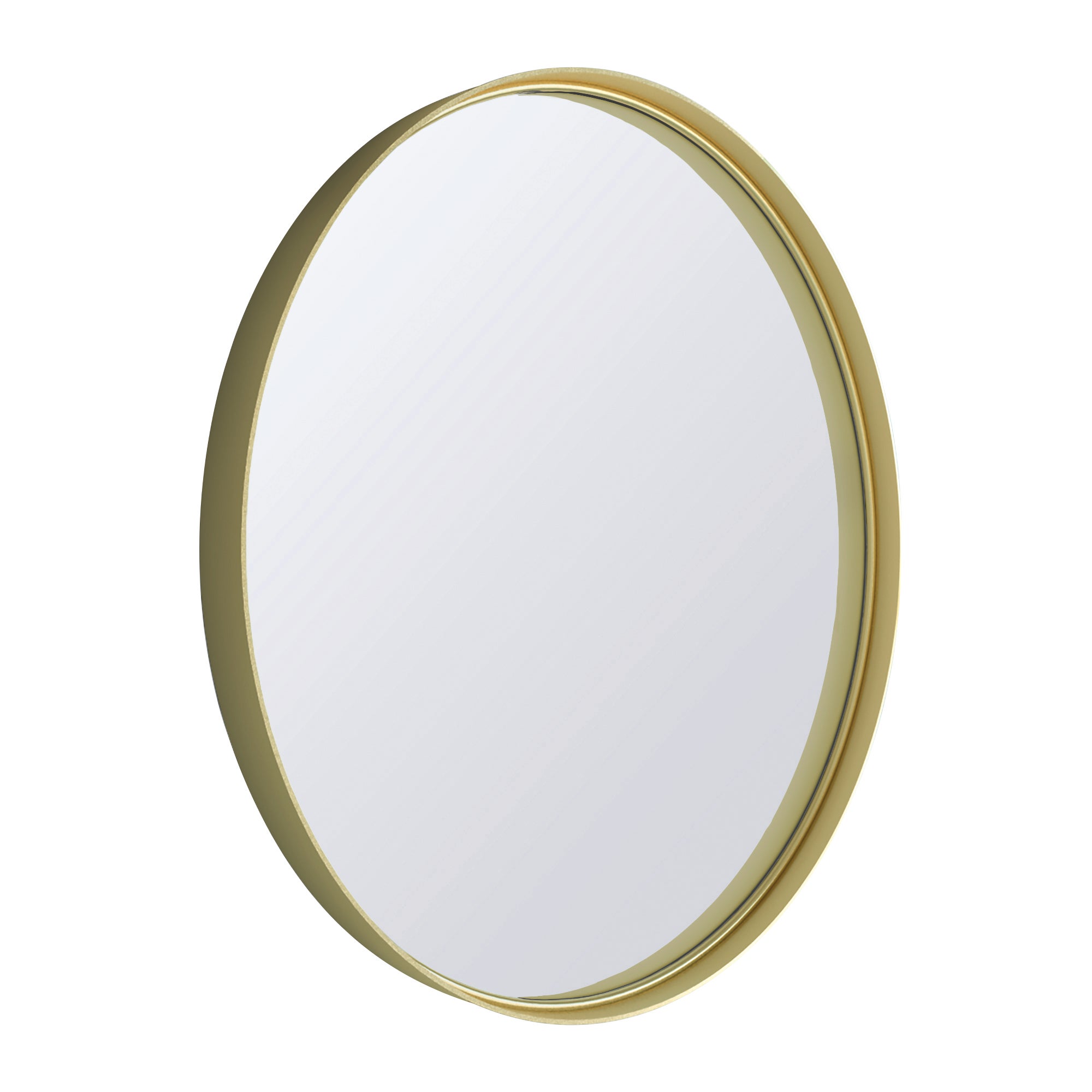 Specchio Kende tondo in alluminio dorato Ø 60 cm - 4
