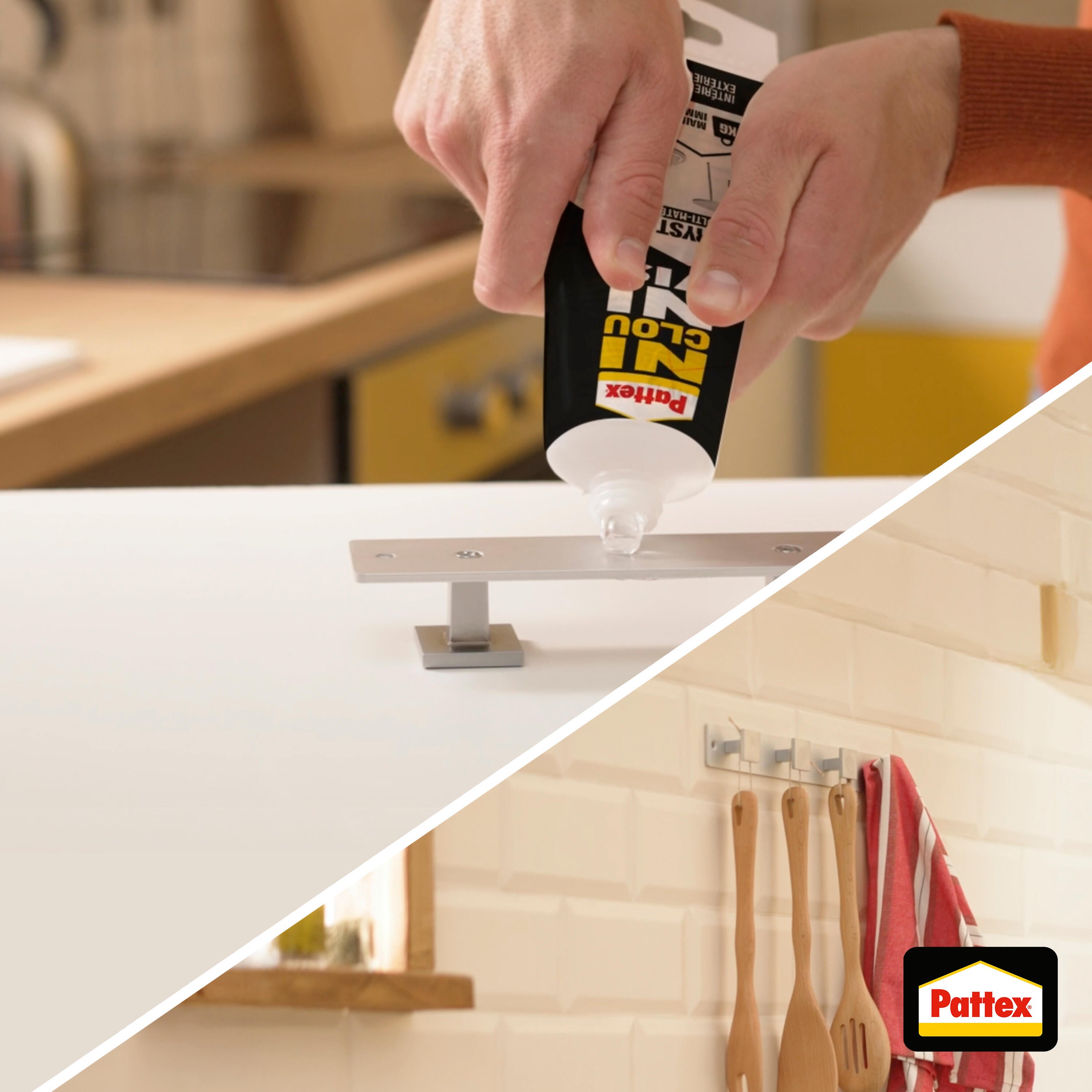 Colle de fixation MS polymère Ncnv tous matériaux crystal PATTEX, 90 g transp - 3