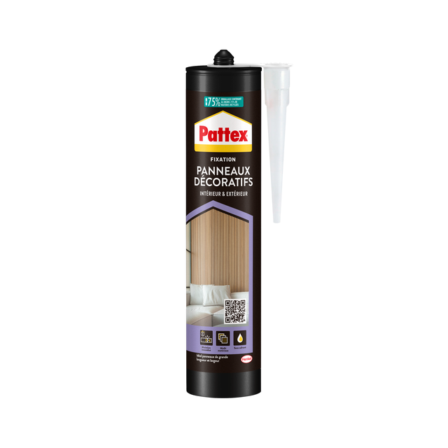 Colle de fixation panneaux décoratifs PATTEX 470 gr
