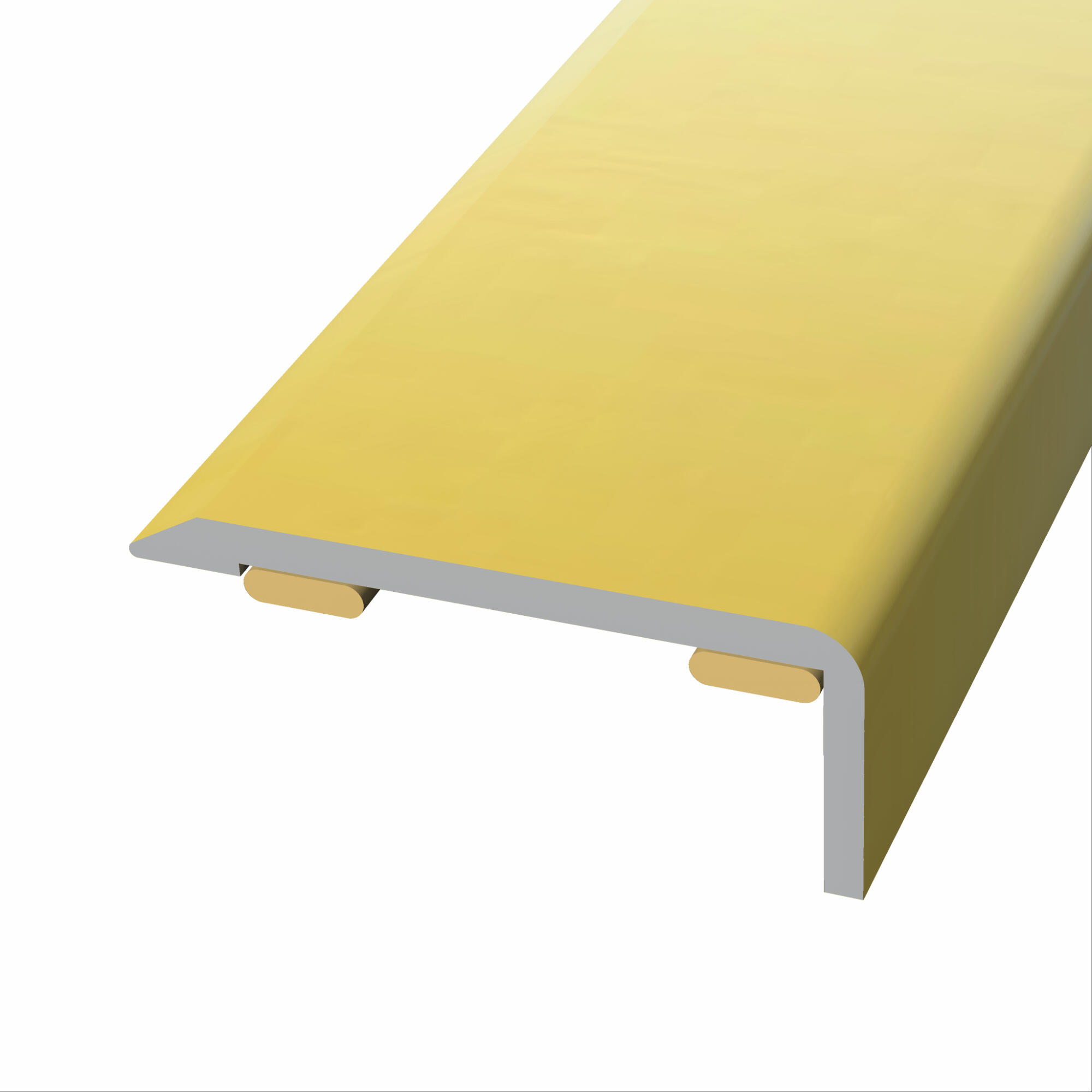 Perfil de canto de aluminio color dorado de 270cm BAGLINOX | Leroy Merlin
