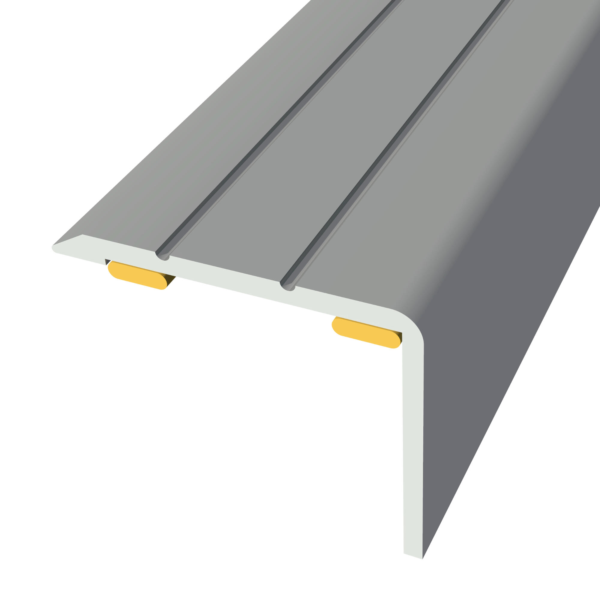 Perfil de canto de aluminio color gris de 270cm BAGLINOX | Leroy Merlin