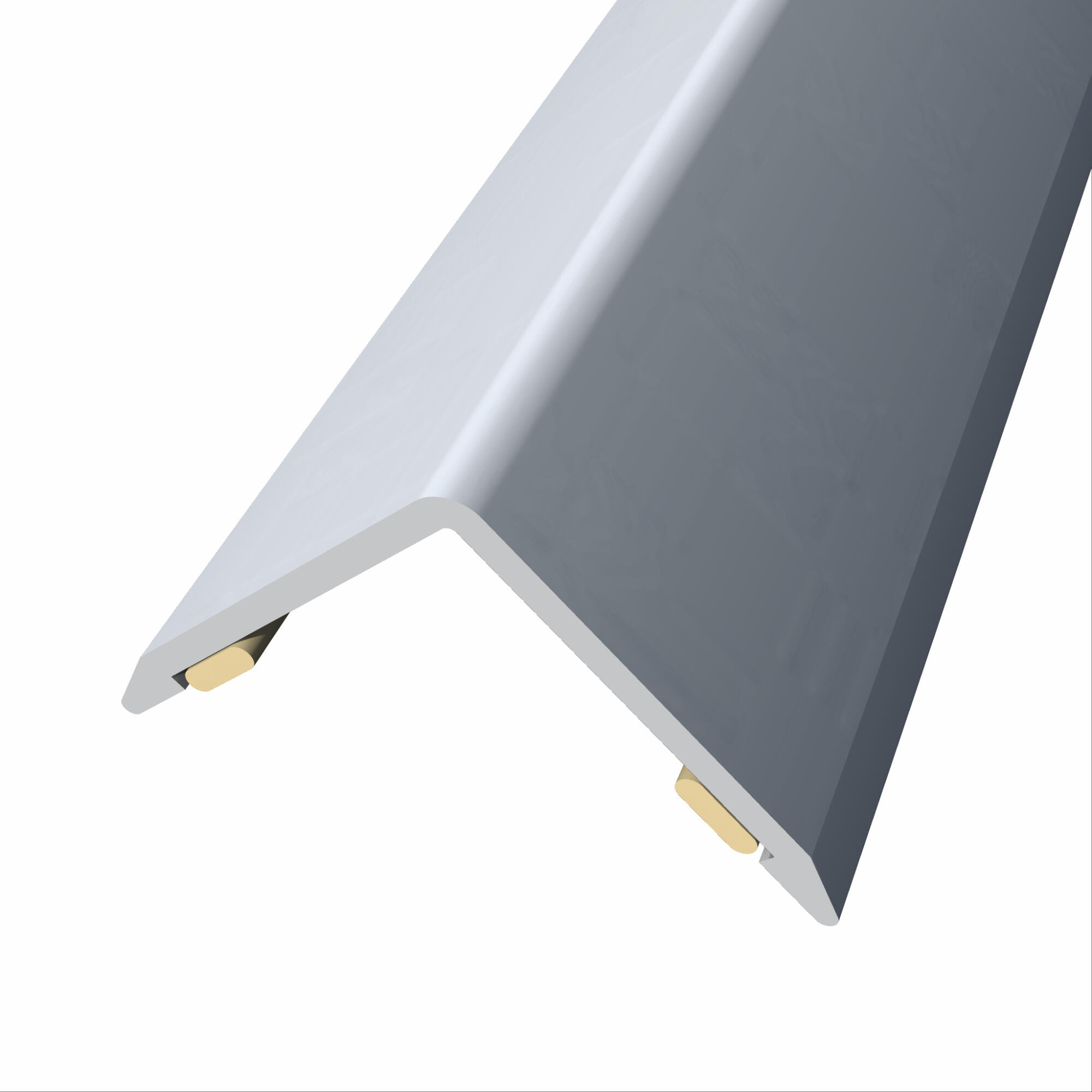 Perfil de canto de aluminio color gris de 270cm BAGLINOX | Leroy Merlin