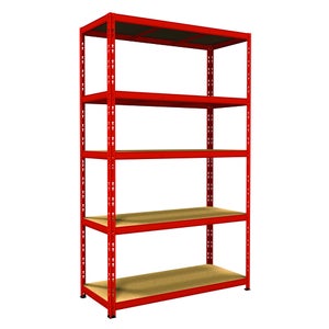 Scaffale Metallico Modulare SteelSmart Con 5 Ripiani - 180x30x70 Cm, Portata 200 Kg - Foto 3