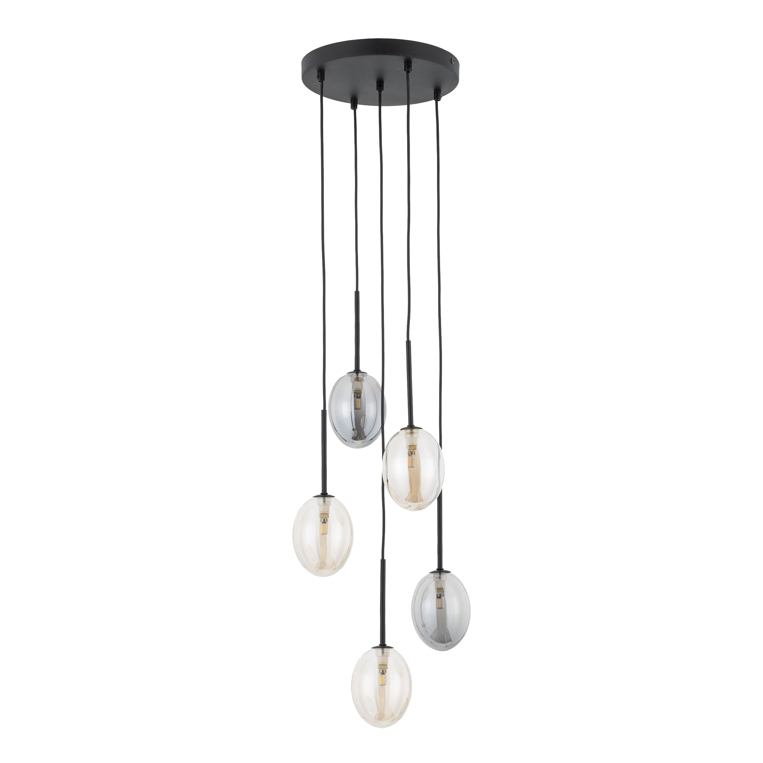Lampa wisząca szklana Pearl 5XG9 8W 33 cm mik kolorów TK LIGHTING
