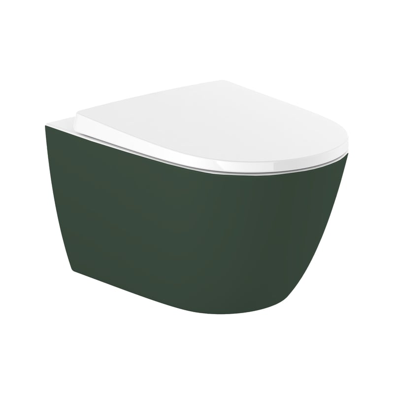 Miska WC wisząca bezkołnierzowa Forest Green ROCA