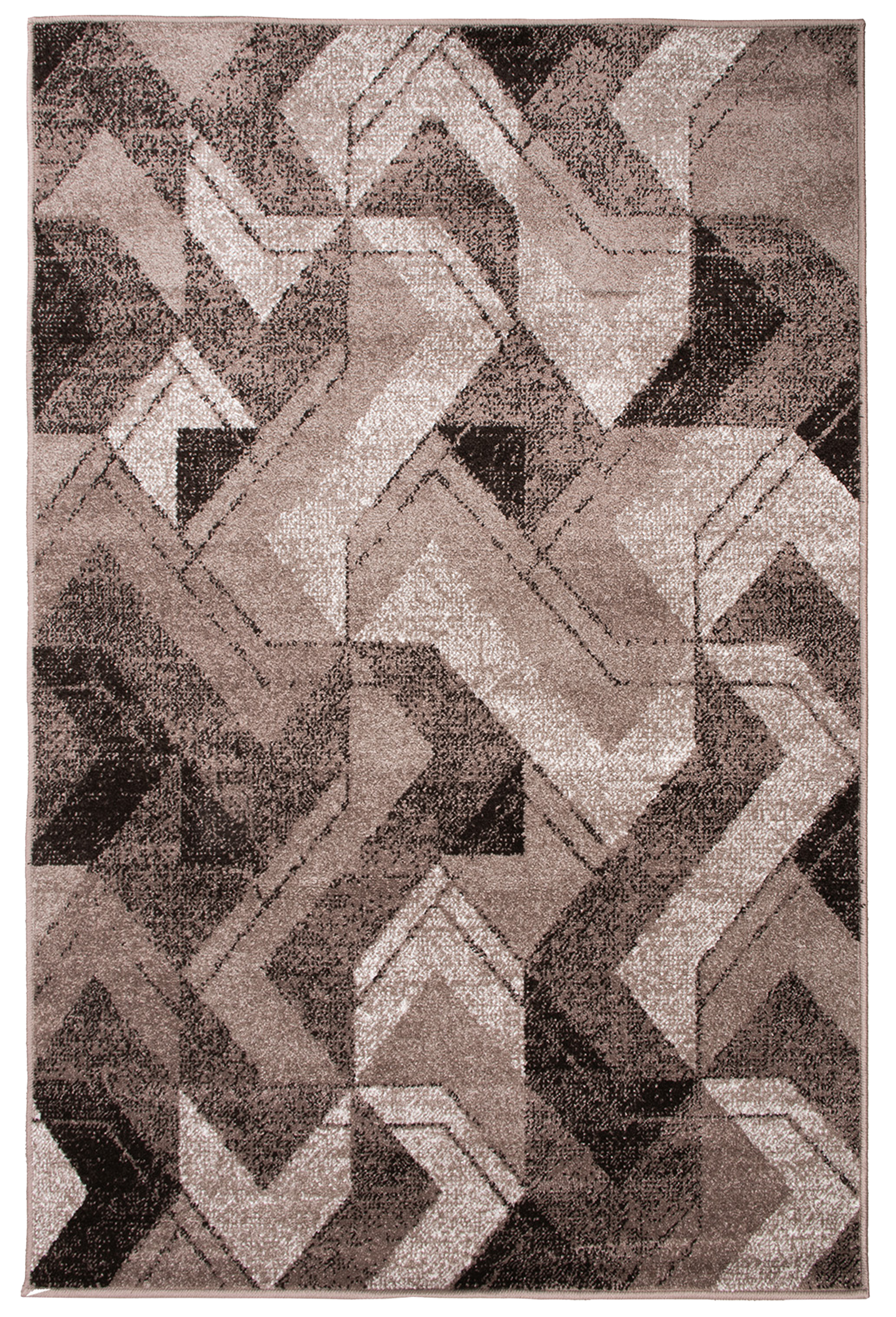 Dywan Manila Symetria brązowy 160 x 230 cm
