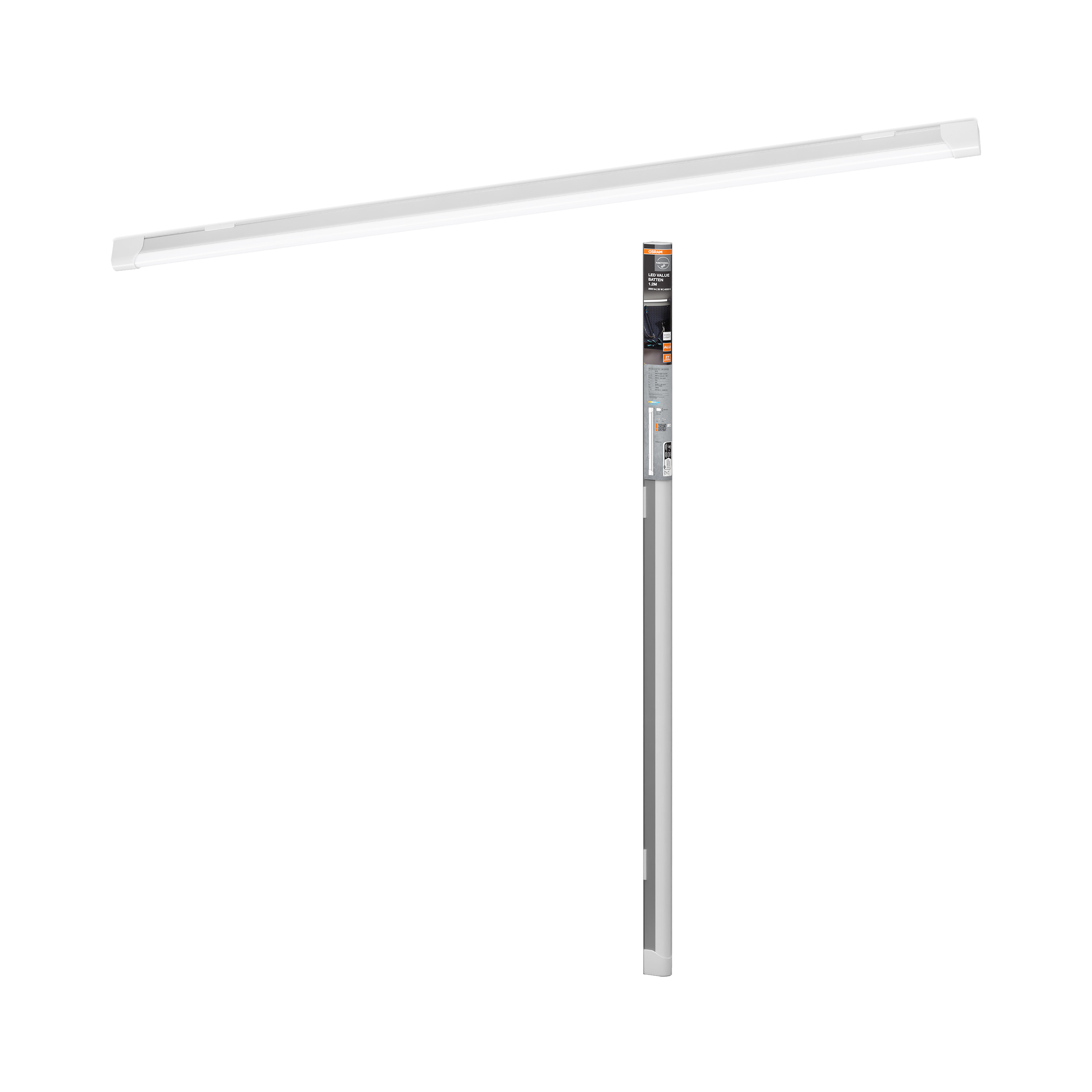 Listwa podszafkowa LED Value Batten 20 W 2000 lm Neutralny biały dł. 120 cm IP20 Osram
