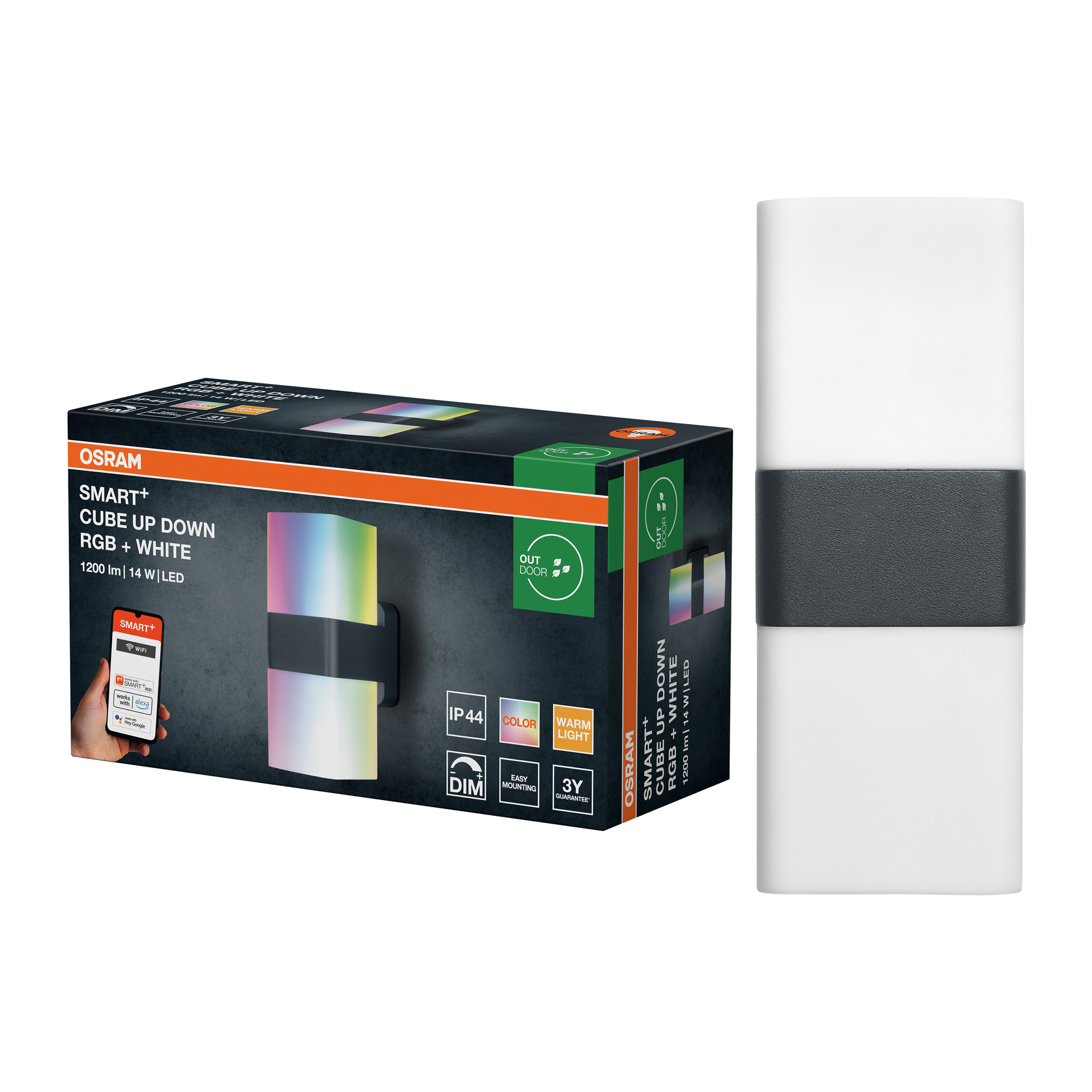 Kinkiet ogrodowy Smart Cube RGBW Osram