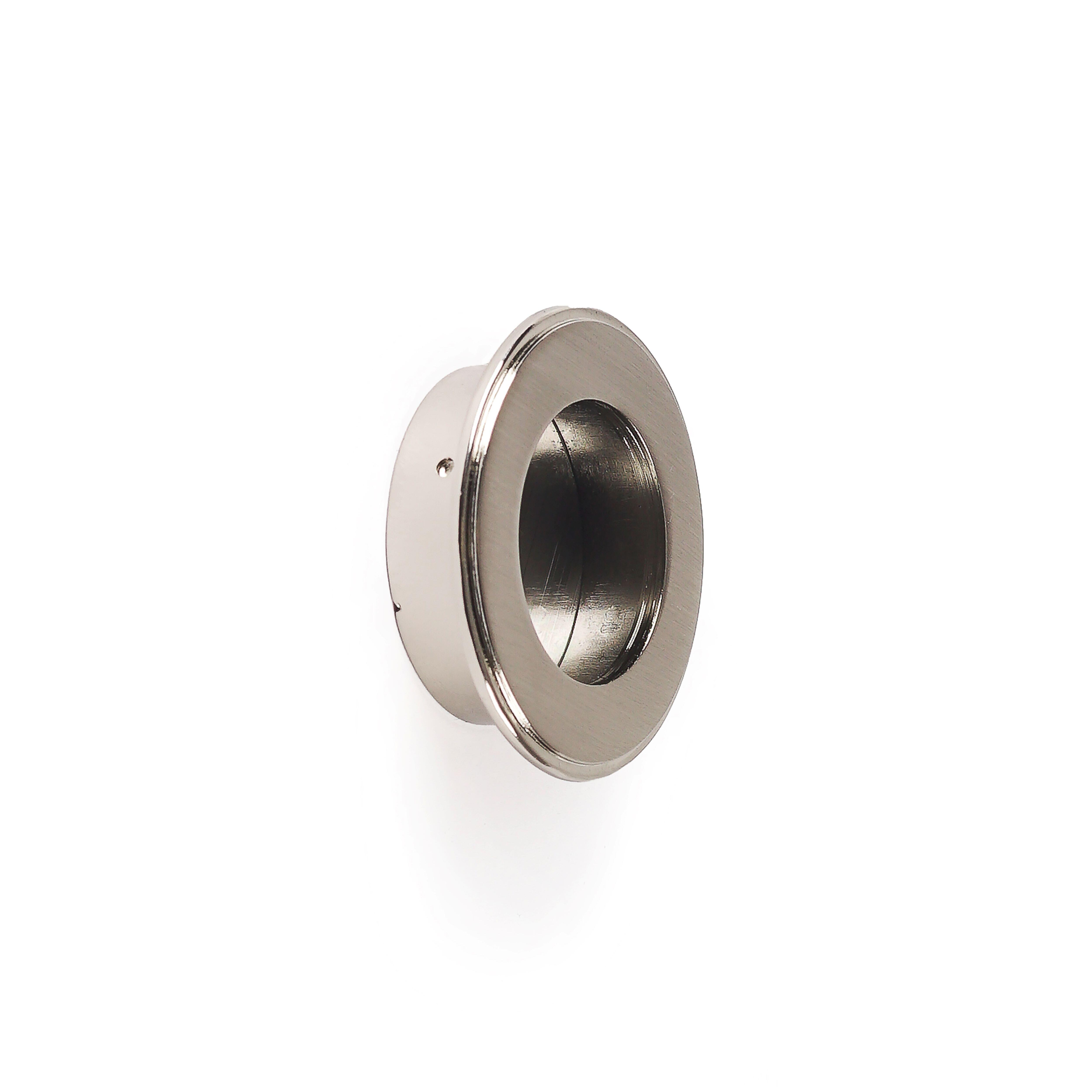 TIRADOR EMBUTIR METÁLICO NÍQUEL SATINADO MOD 397 - 6