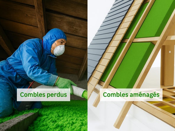 Combles perdus ou aménagés