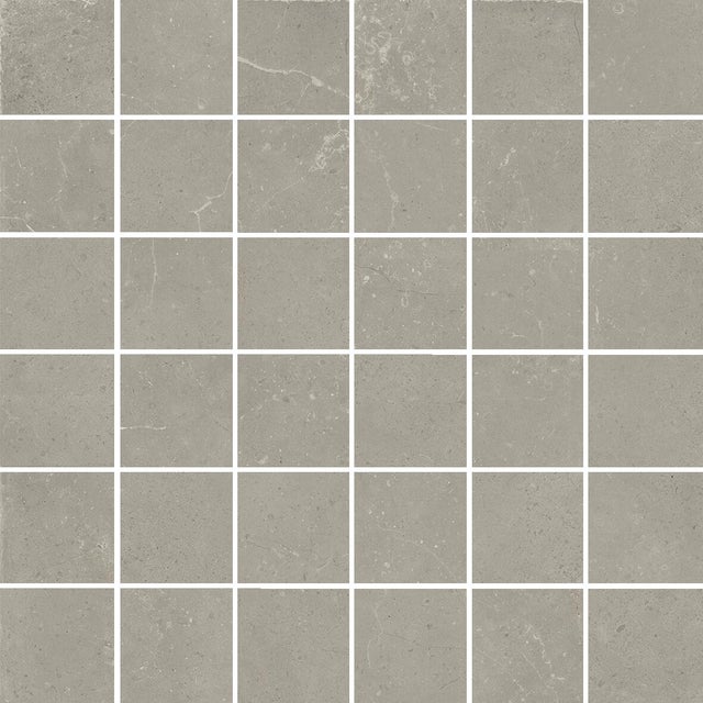 Piastrella Mosaico in gres porcellanato GEA grigio L 30 x L 30cm x Sp. 9 mm, 7 pezzi