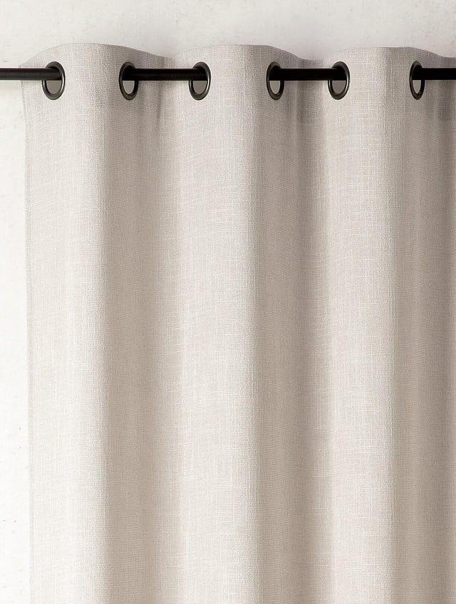 Rideau tamisant, Belinda, blanc H.240 x l.145 cm