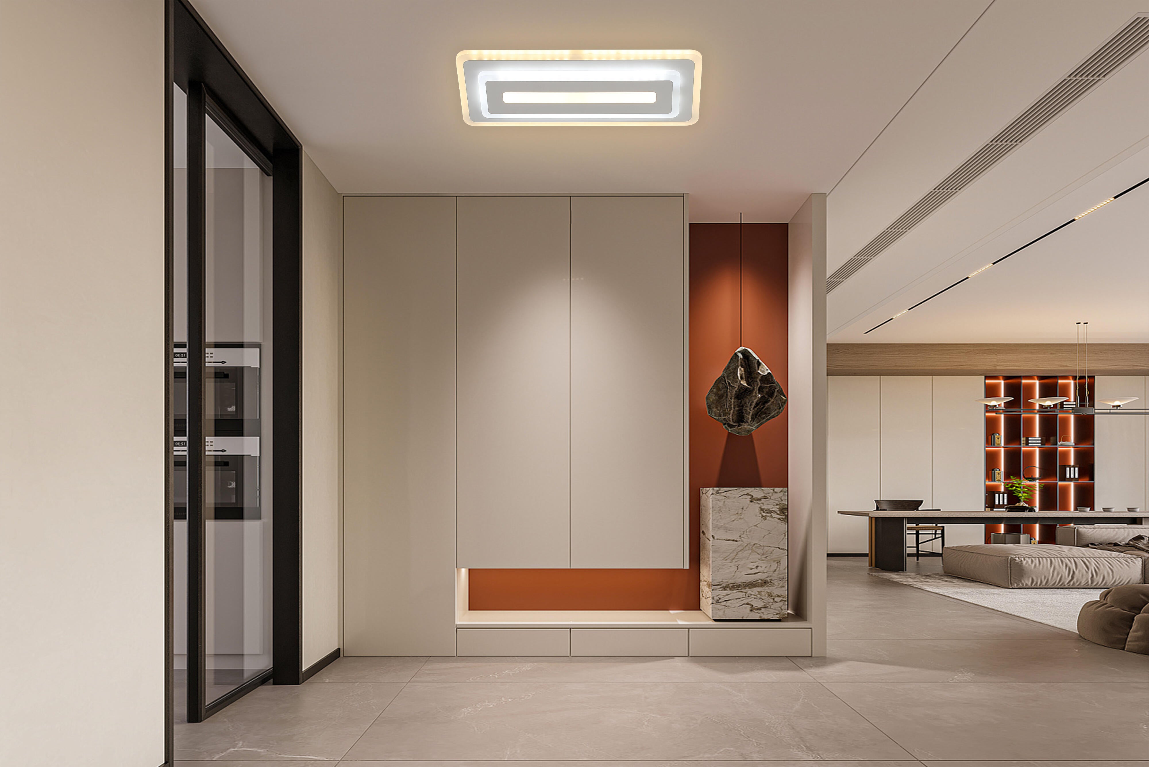 Aplique led smart syros 3040 lm blanco