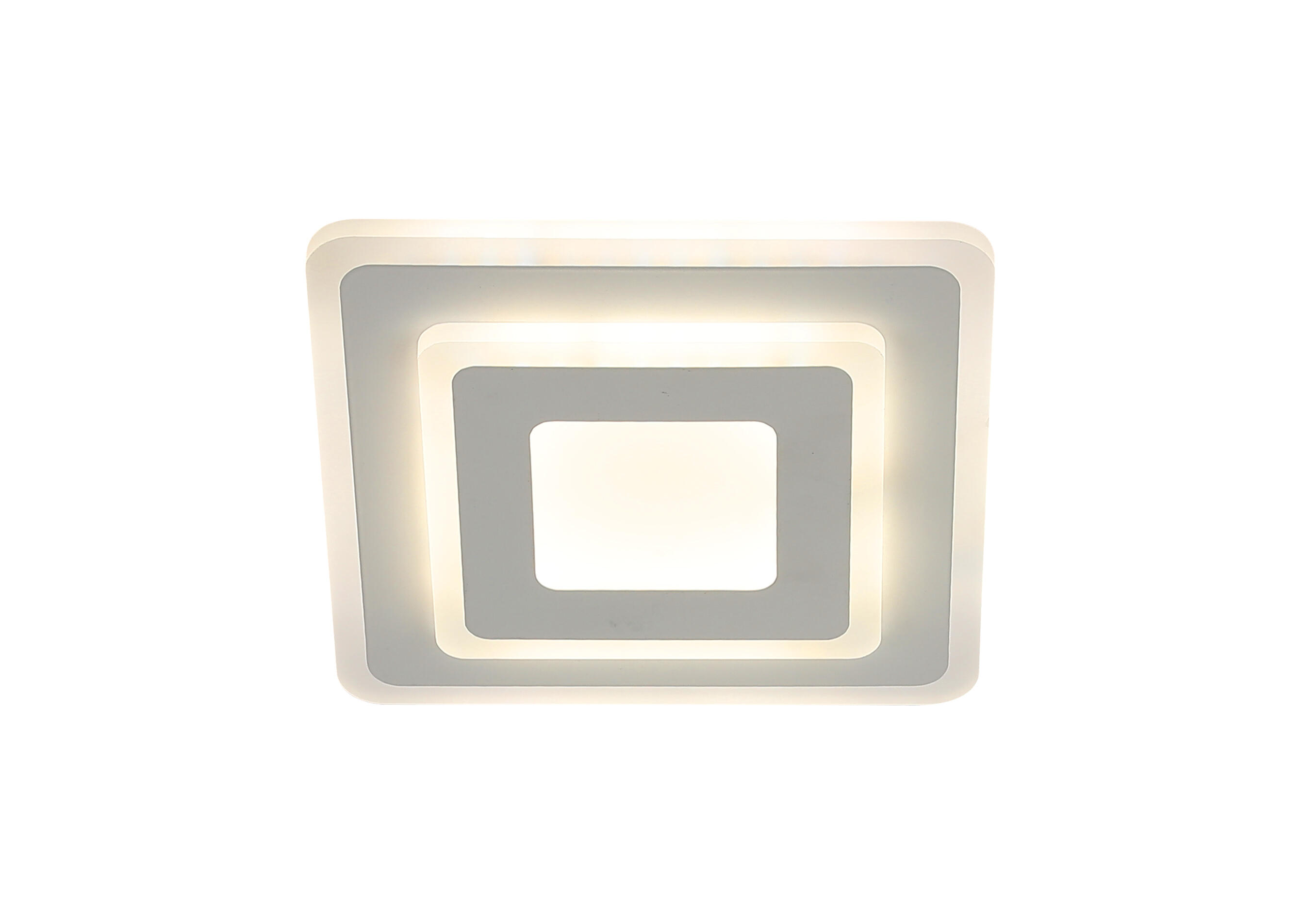 Plafón LED cuadrado blanco 5800 lm color de la luz de cálida a fría CCT (3000K-6000K) 30 cm IP20 - 5