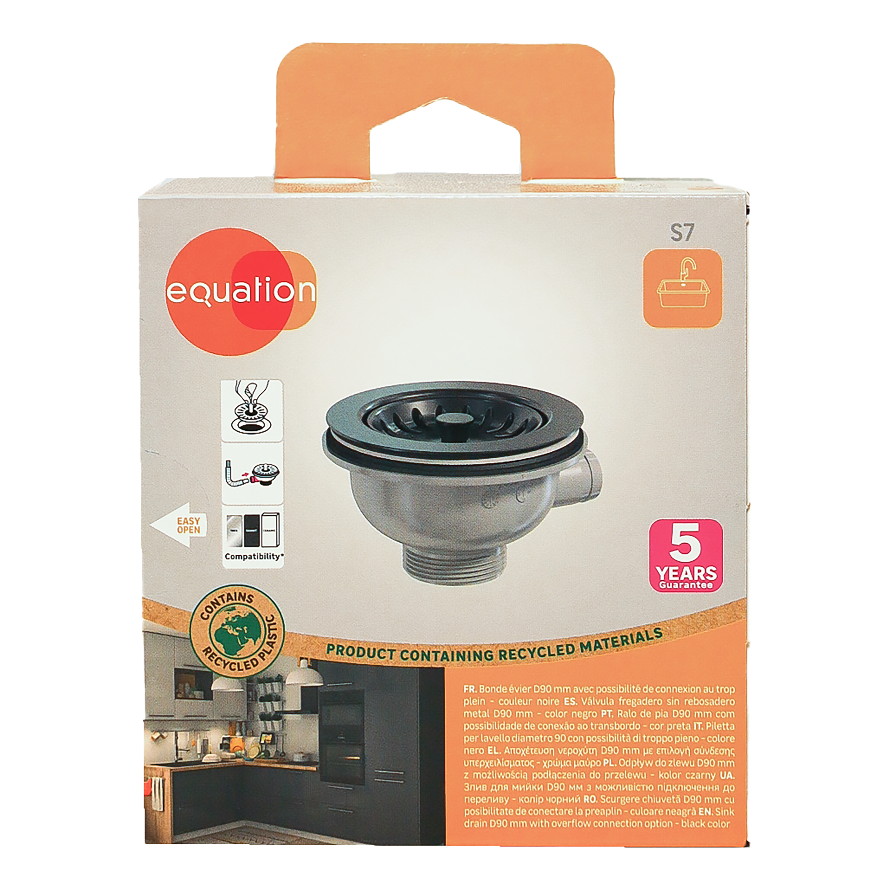 Valvula EQUATION d90 s/resp preto - 5