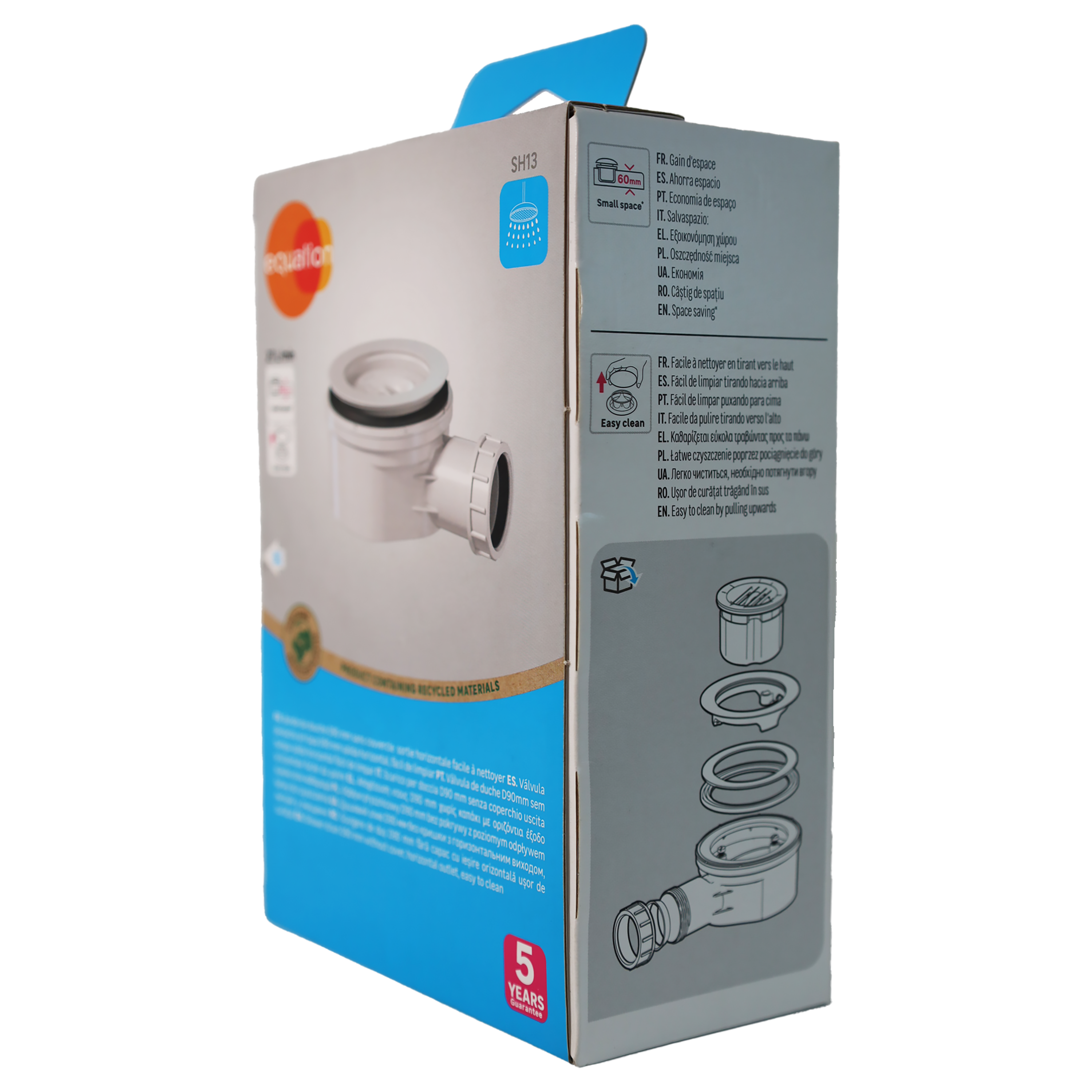 Valvula duche EQUATION s/tampa d90 a60 - 6