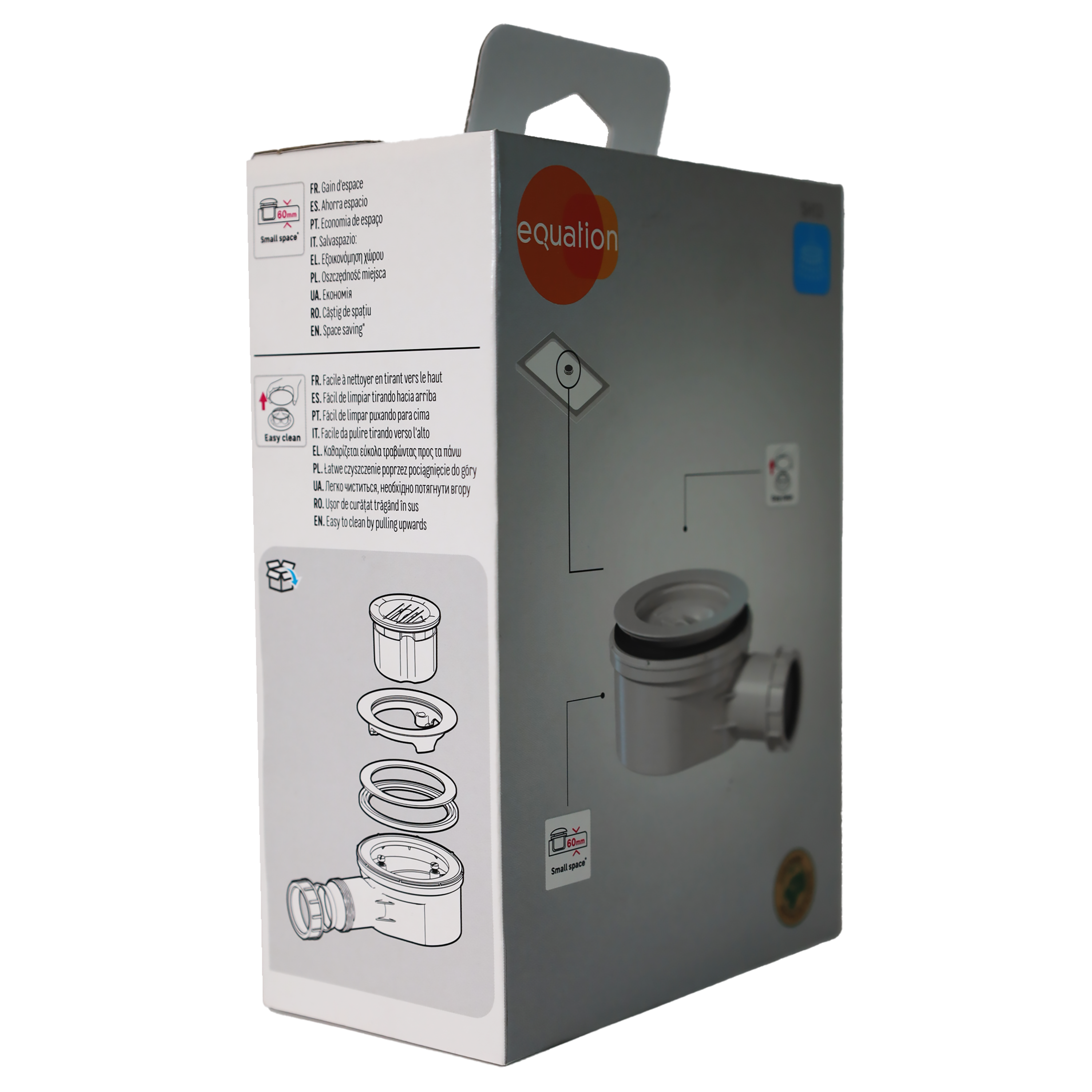 Valvula duche EQUATION s/tampa d90 a60 - 4