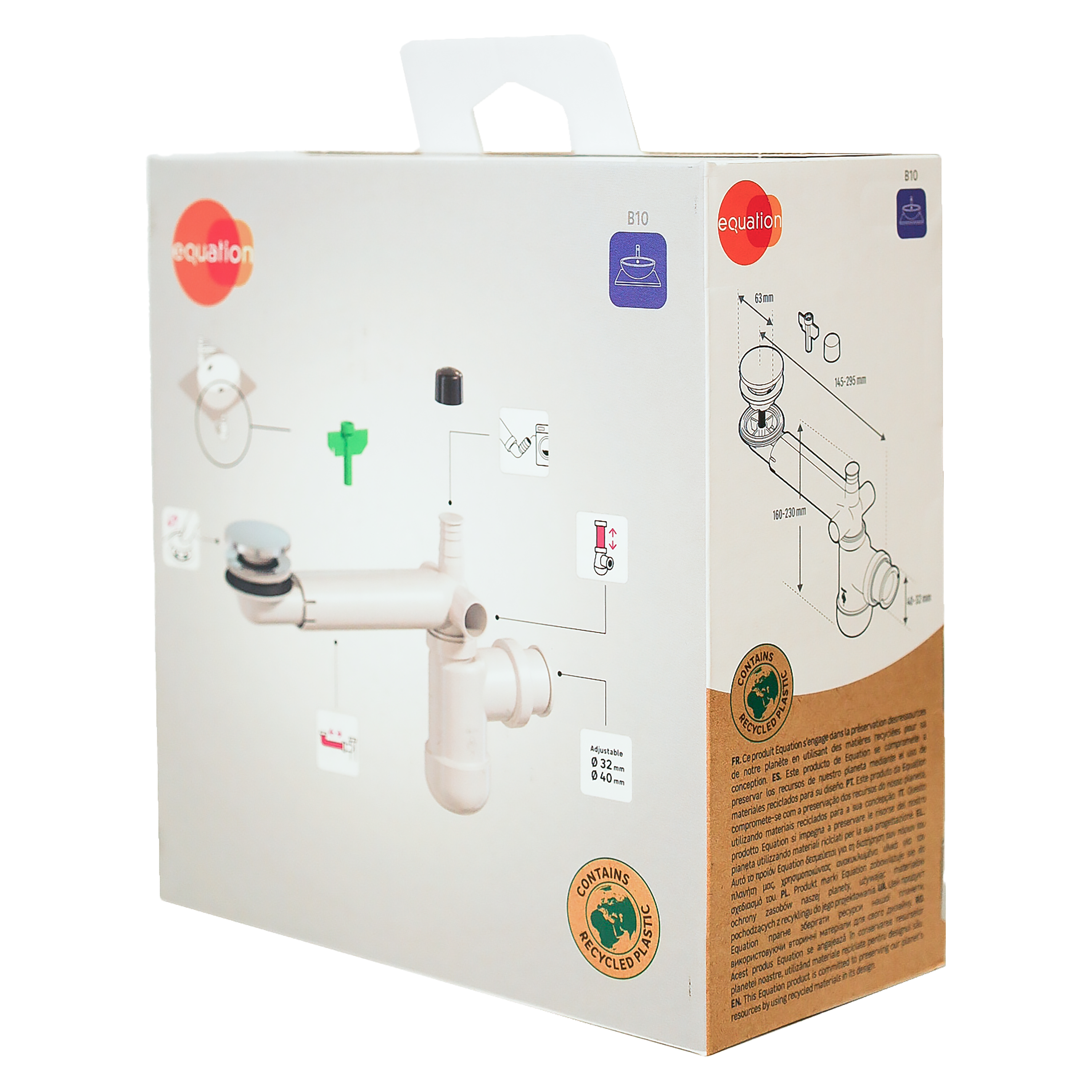 Valvula EQUATION d115 + resp cromado - 5