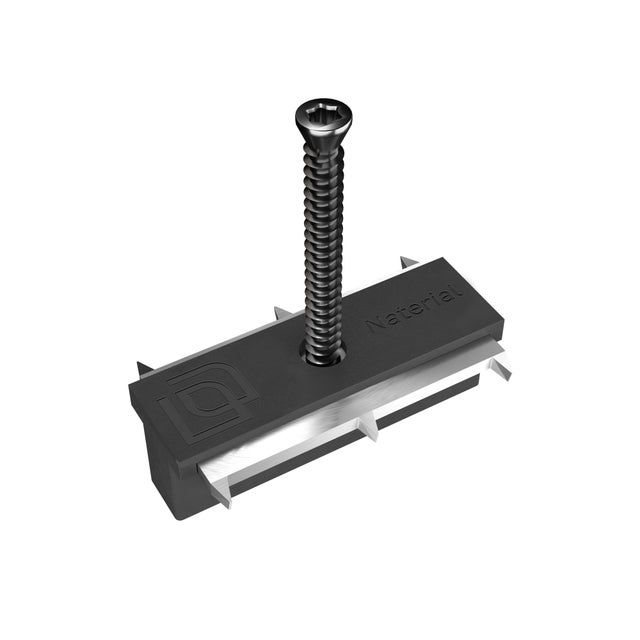 100 Clips+Parafusos Tekna Naterial