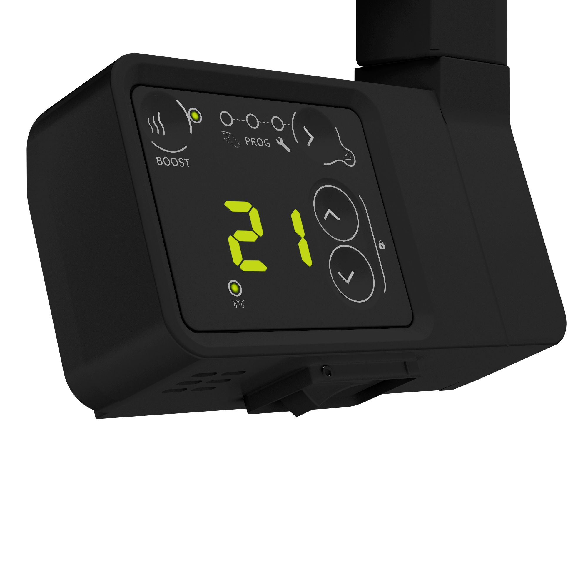 Sèche-serviettes électrique à inertie fluide Kaltar II EQUATION 500W droit noir - 4